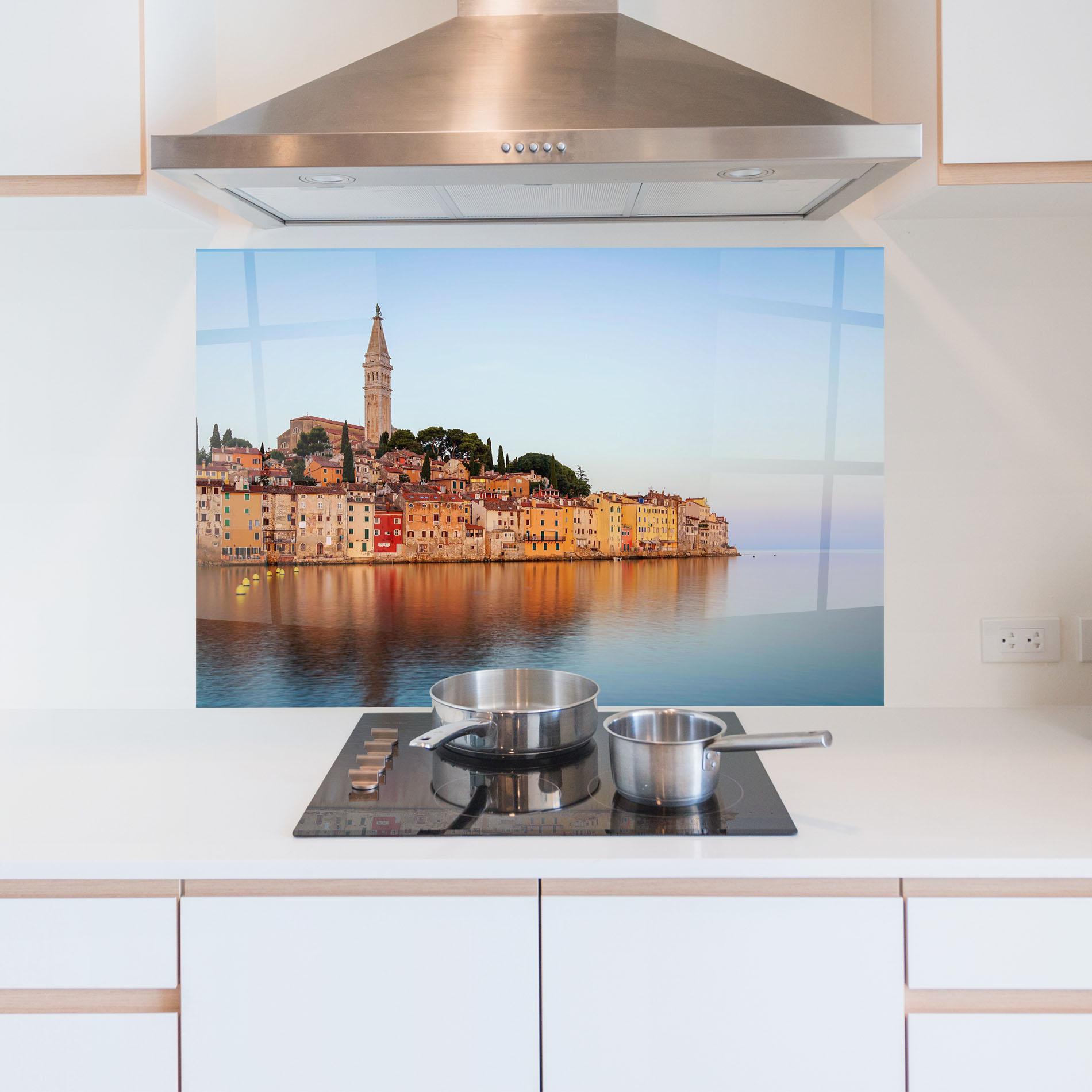 Küchenrückwand Glas Rovinj mockup 5