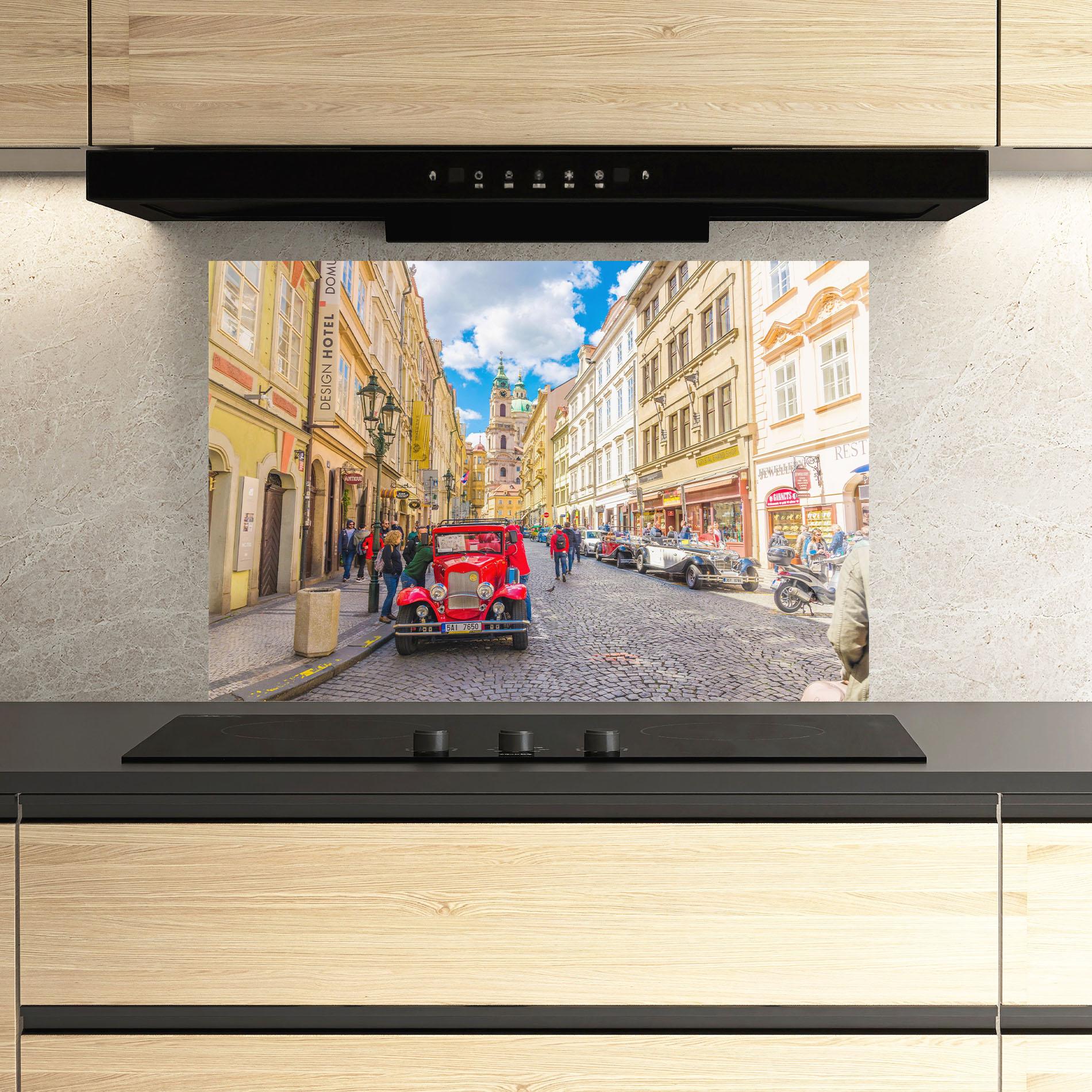 Küchenrückwand Glas Czech Republic Car mockup 3