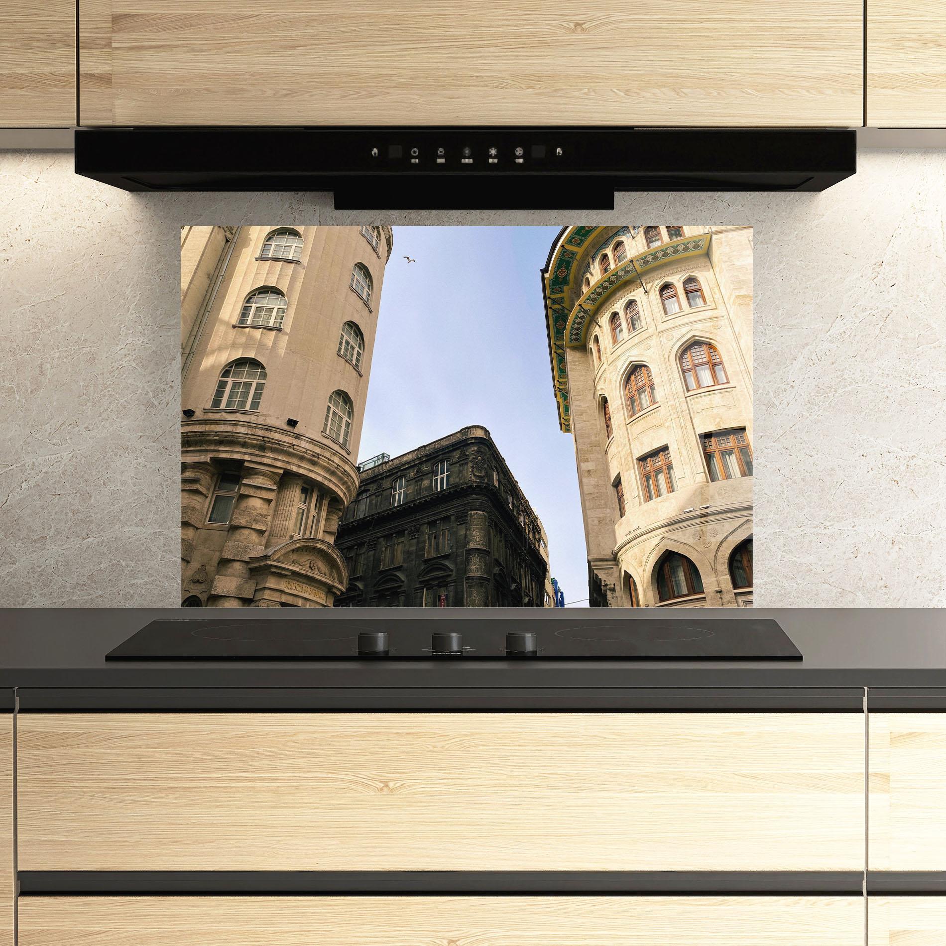 Küchenrückwand Glas Germanya Han mockup 3