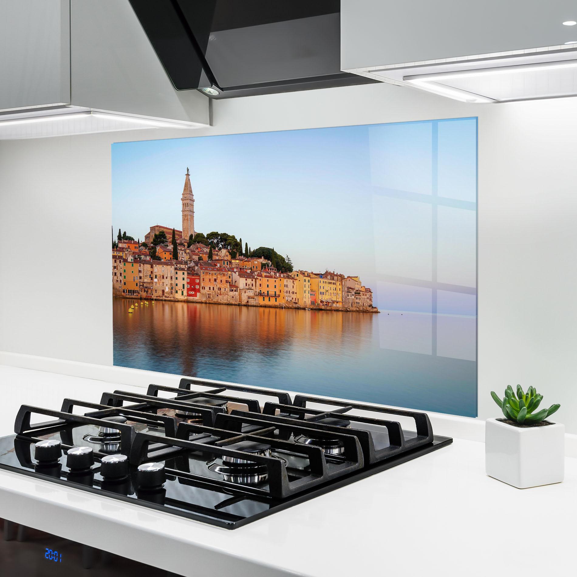 Küchenrückwand Glas Rovinj mockup 6