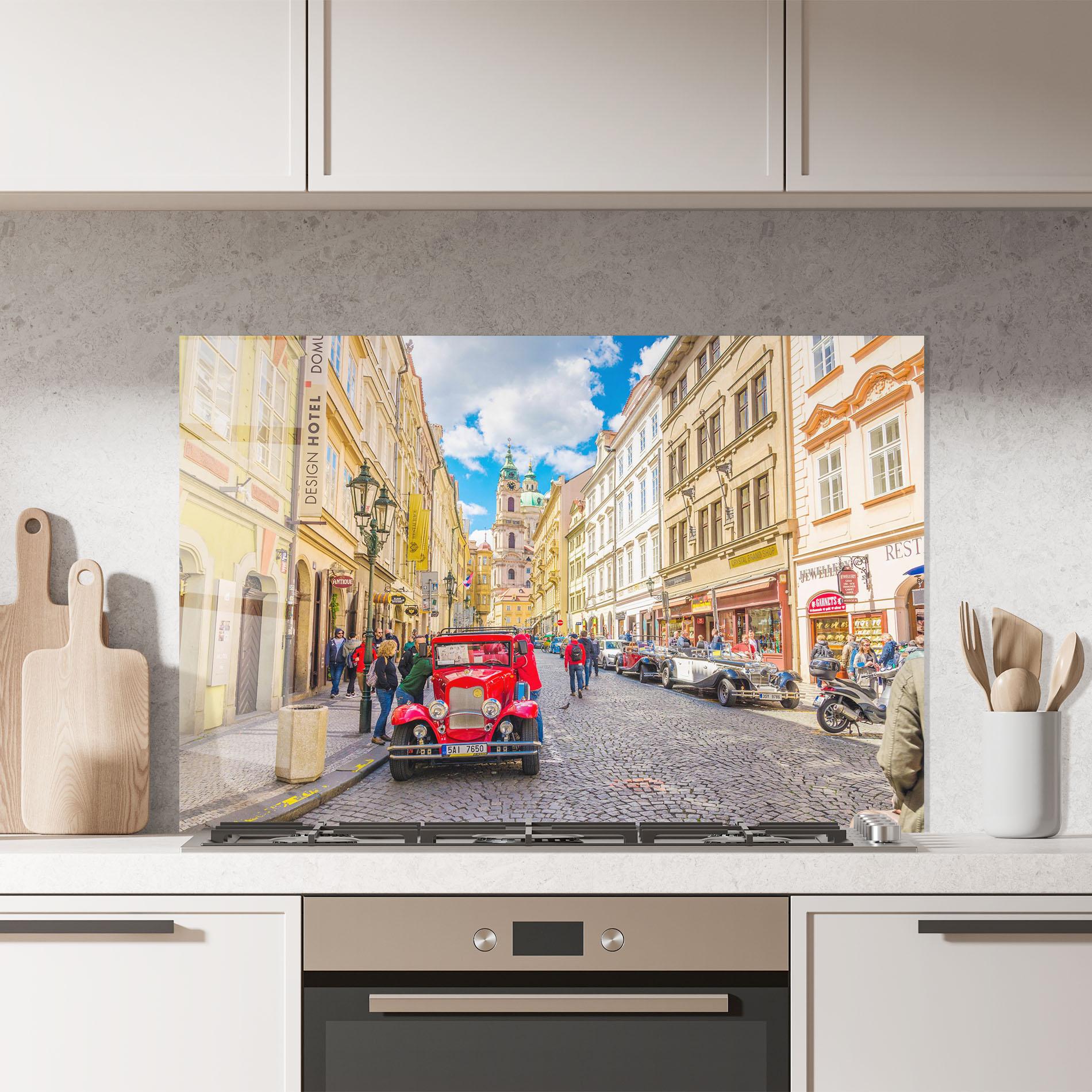 Küchenrückwand Glas Czech Republic Car mockup 7