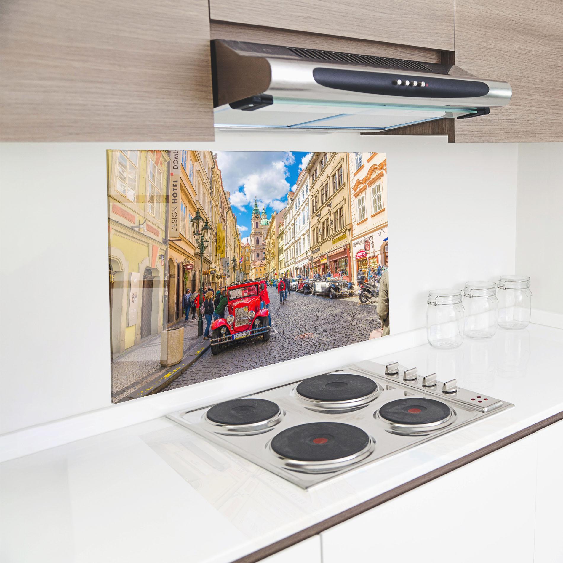 Küchenrückwand Glas Czech Republic Car mockup 8