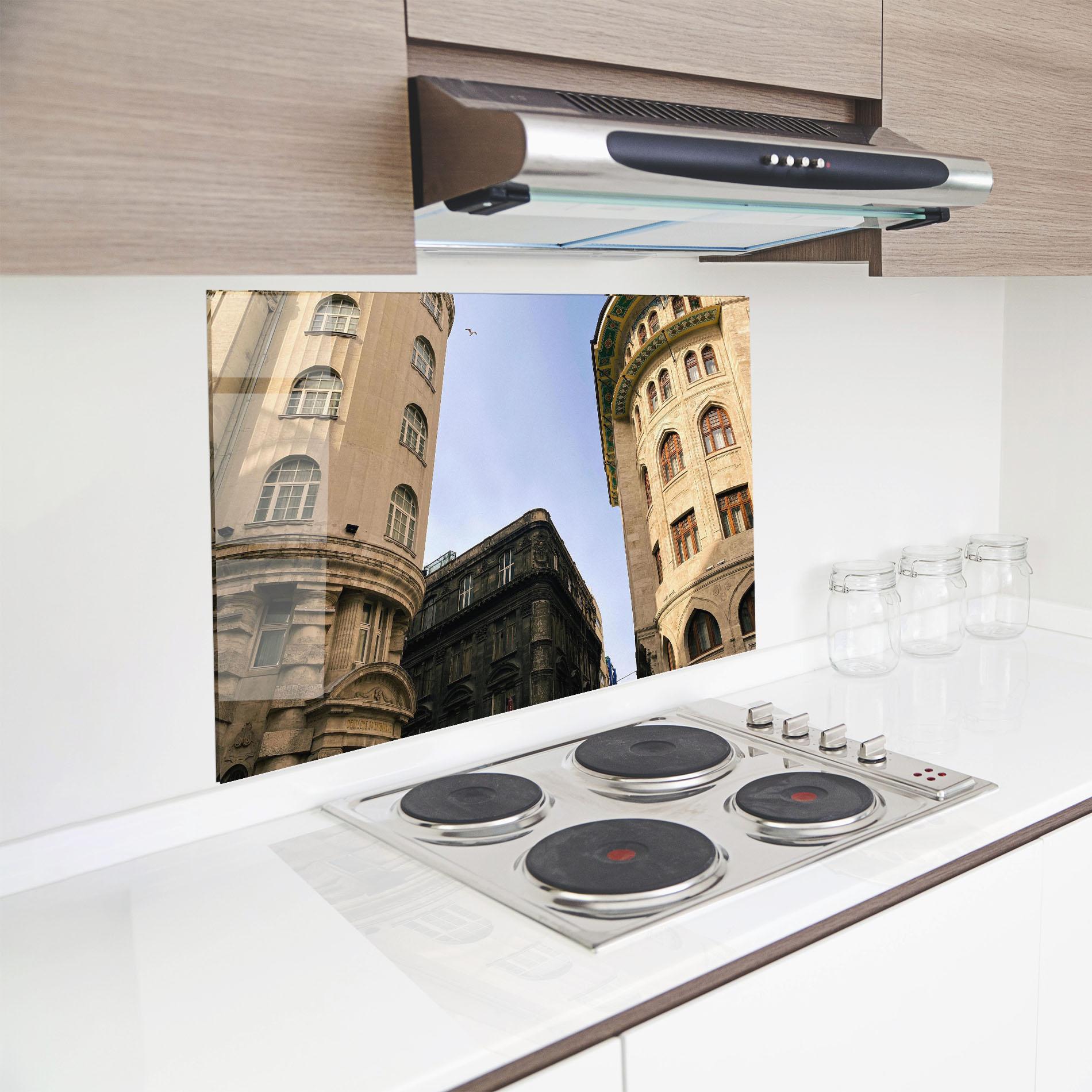 Küchenrückwand Glas Germanya Han mockup 8