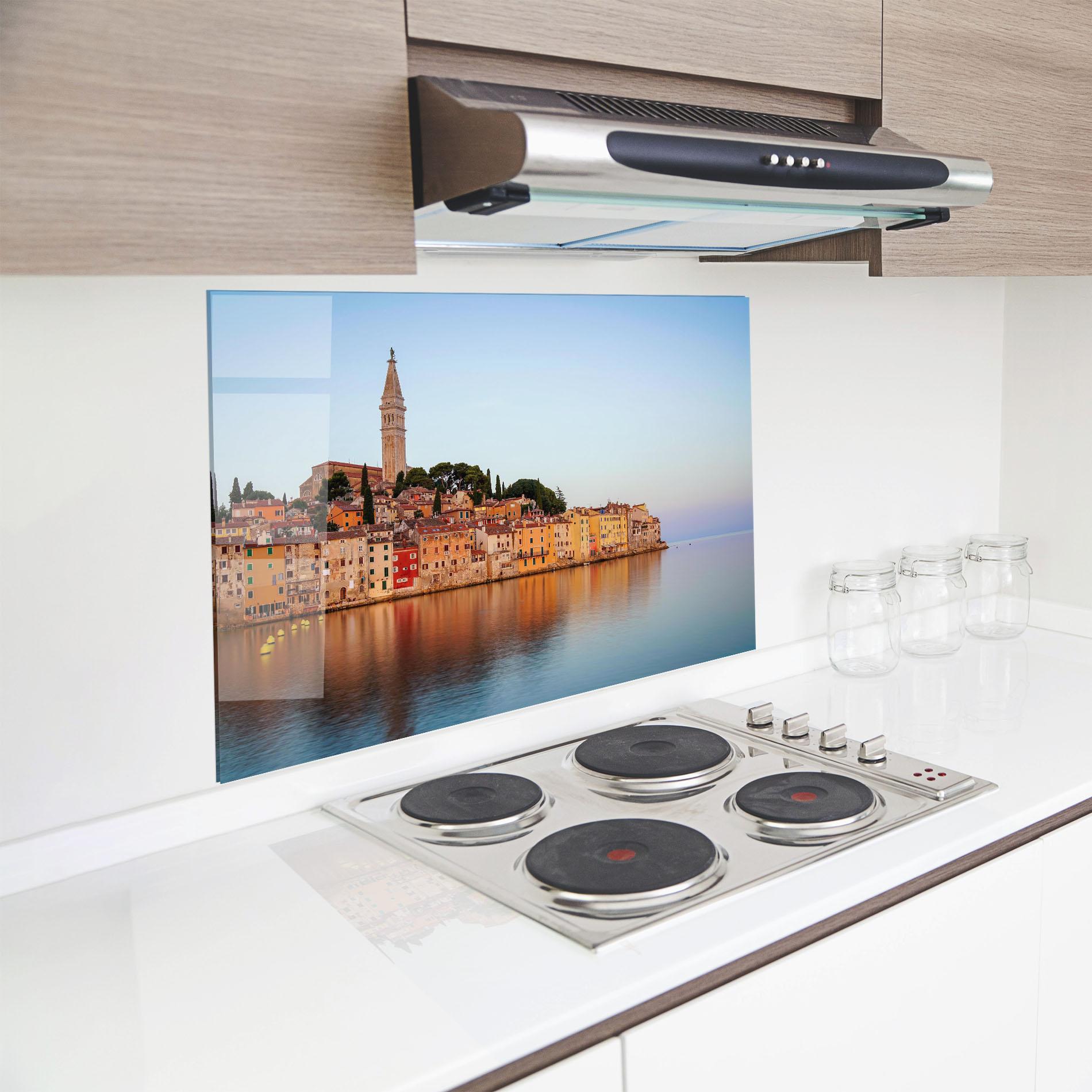 Küchenrückwand Glas Rovinj mockup 8