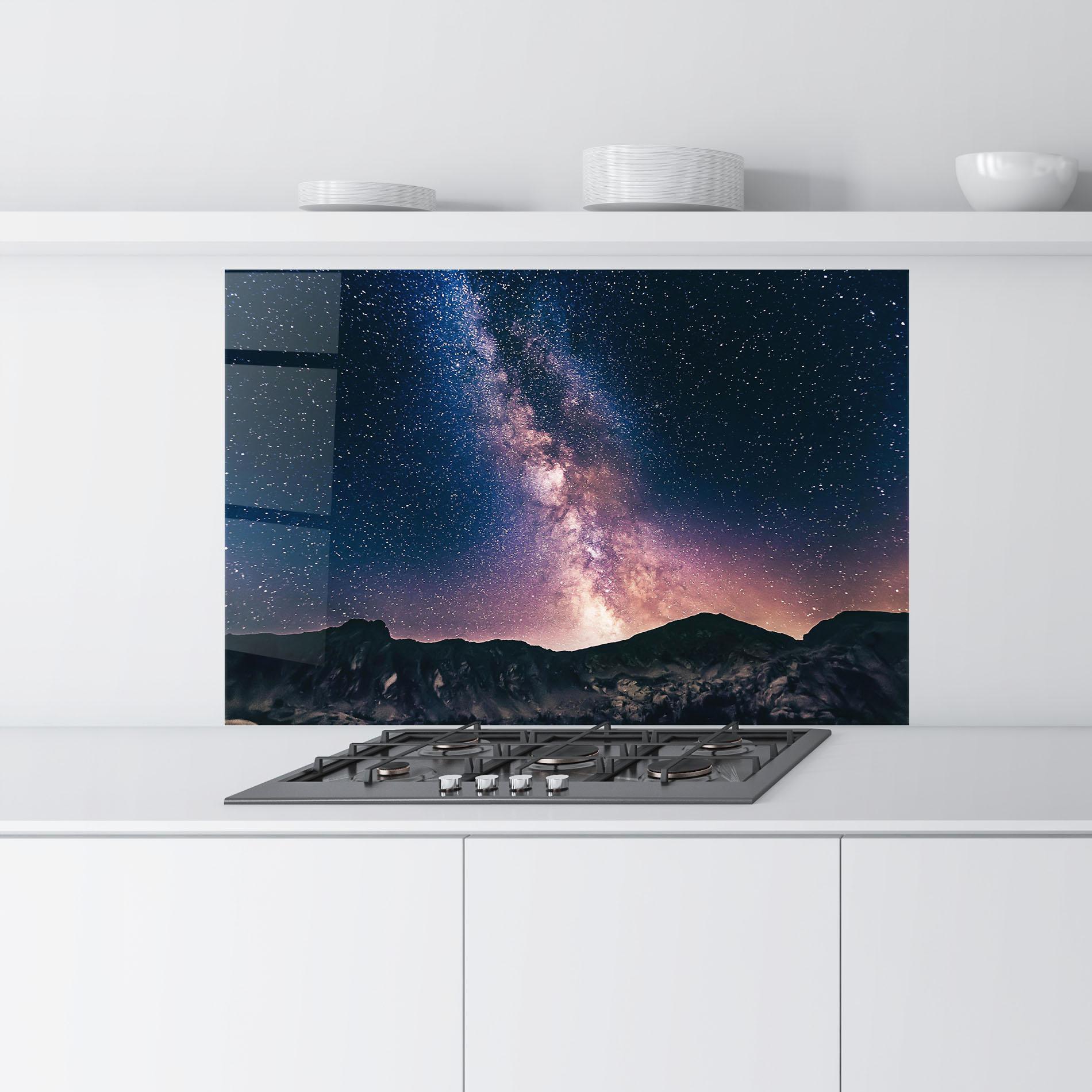 Küchenrückwand Glas Sky Dream mockup 9