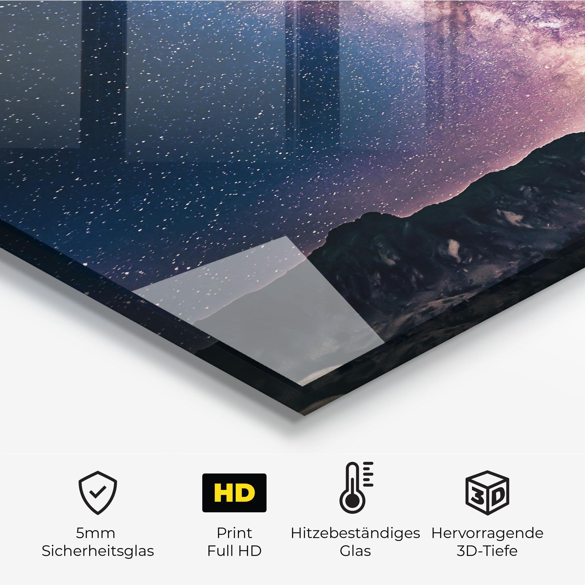 Küchenrückwand Glas Sky Dream mockup 2