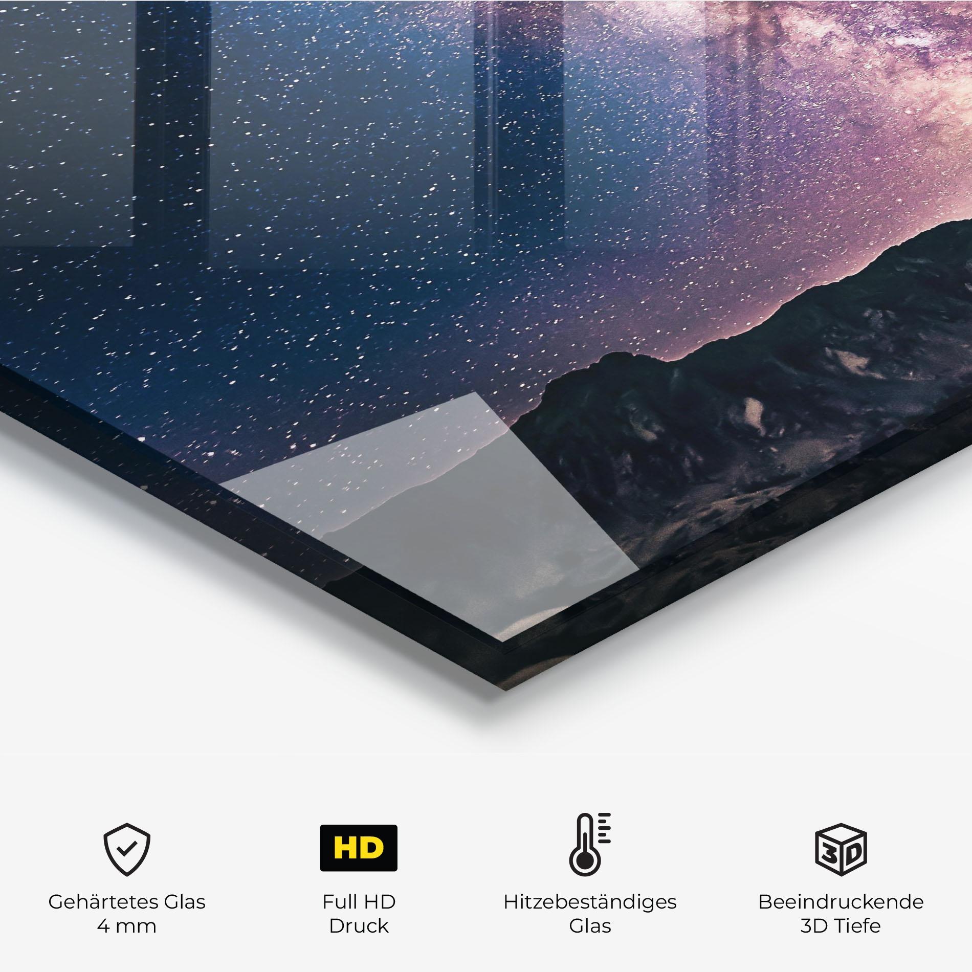 Küchenrückwand Glas Sky Dream mockup 2