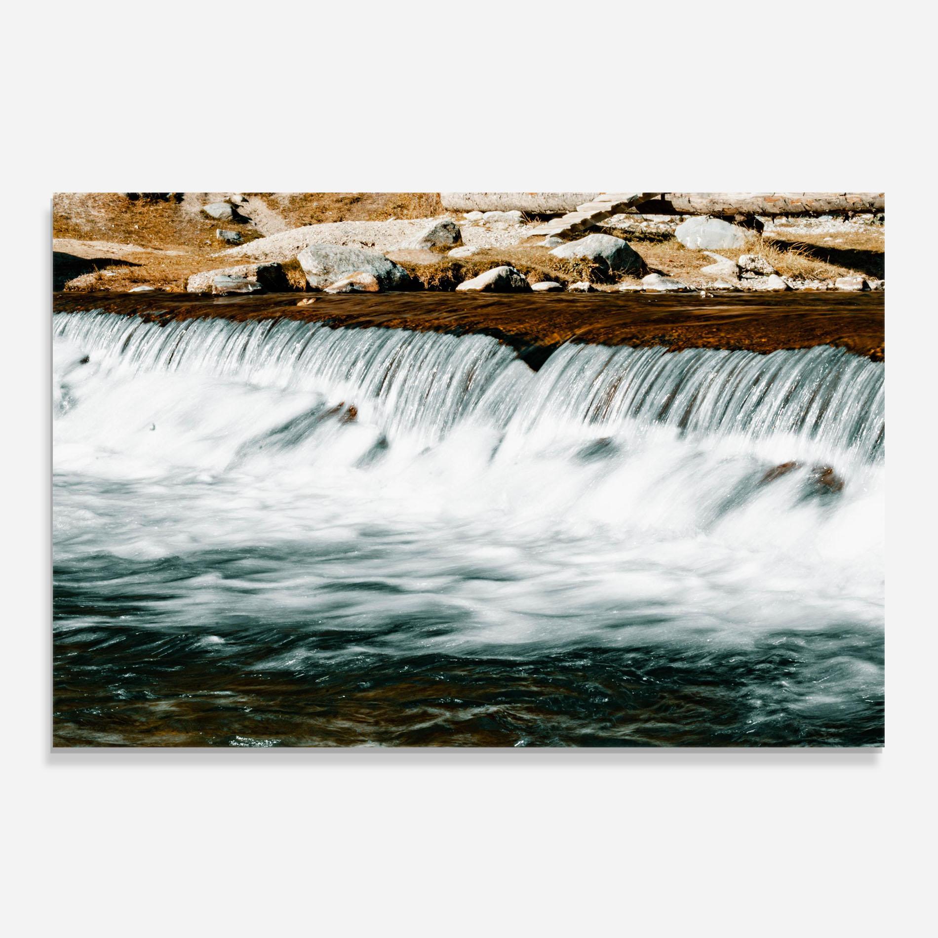 Küchenrückwand Glas Small Pretty Waterfall mockup 0