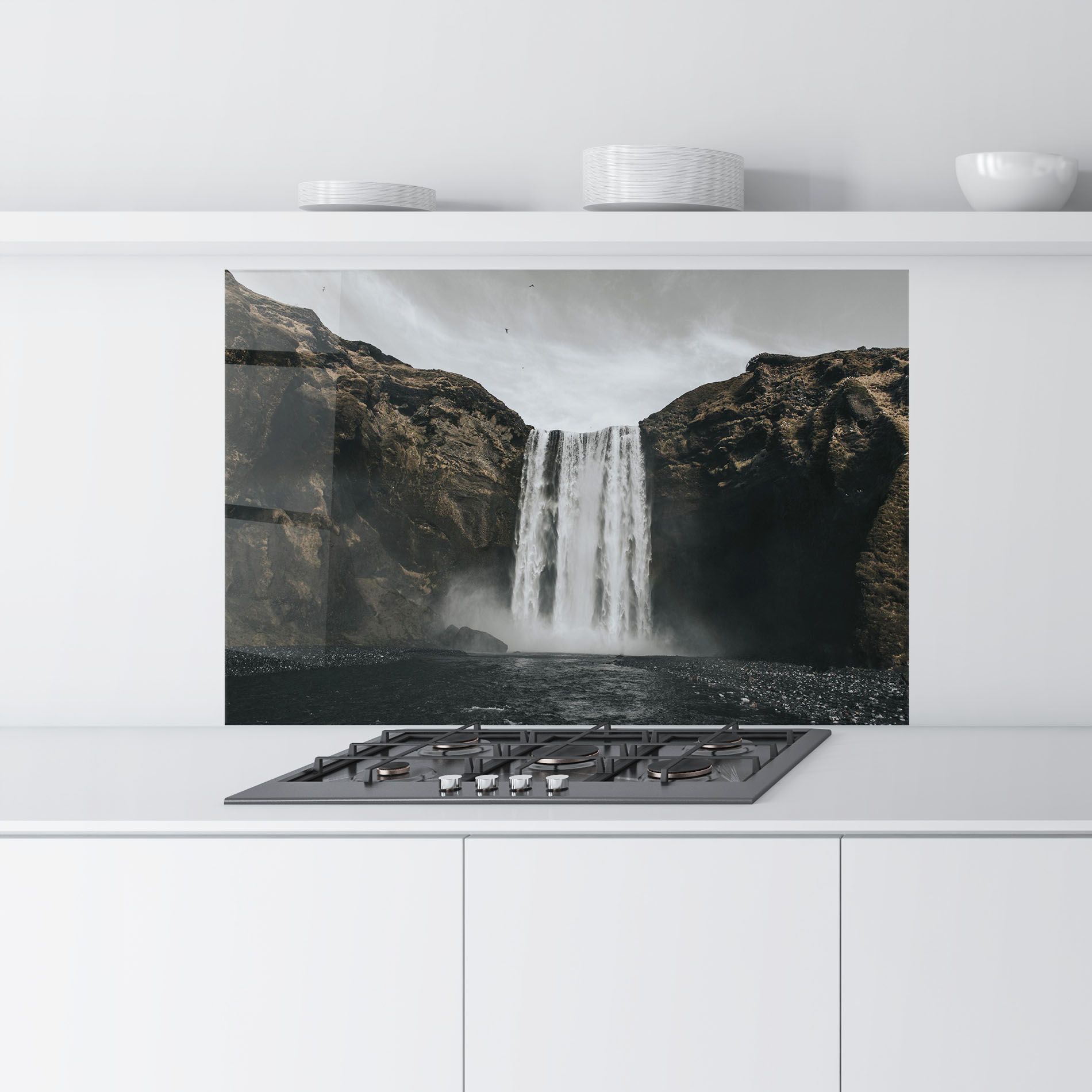 Grey Waterfall mockup 9