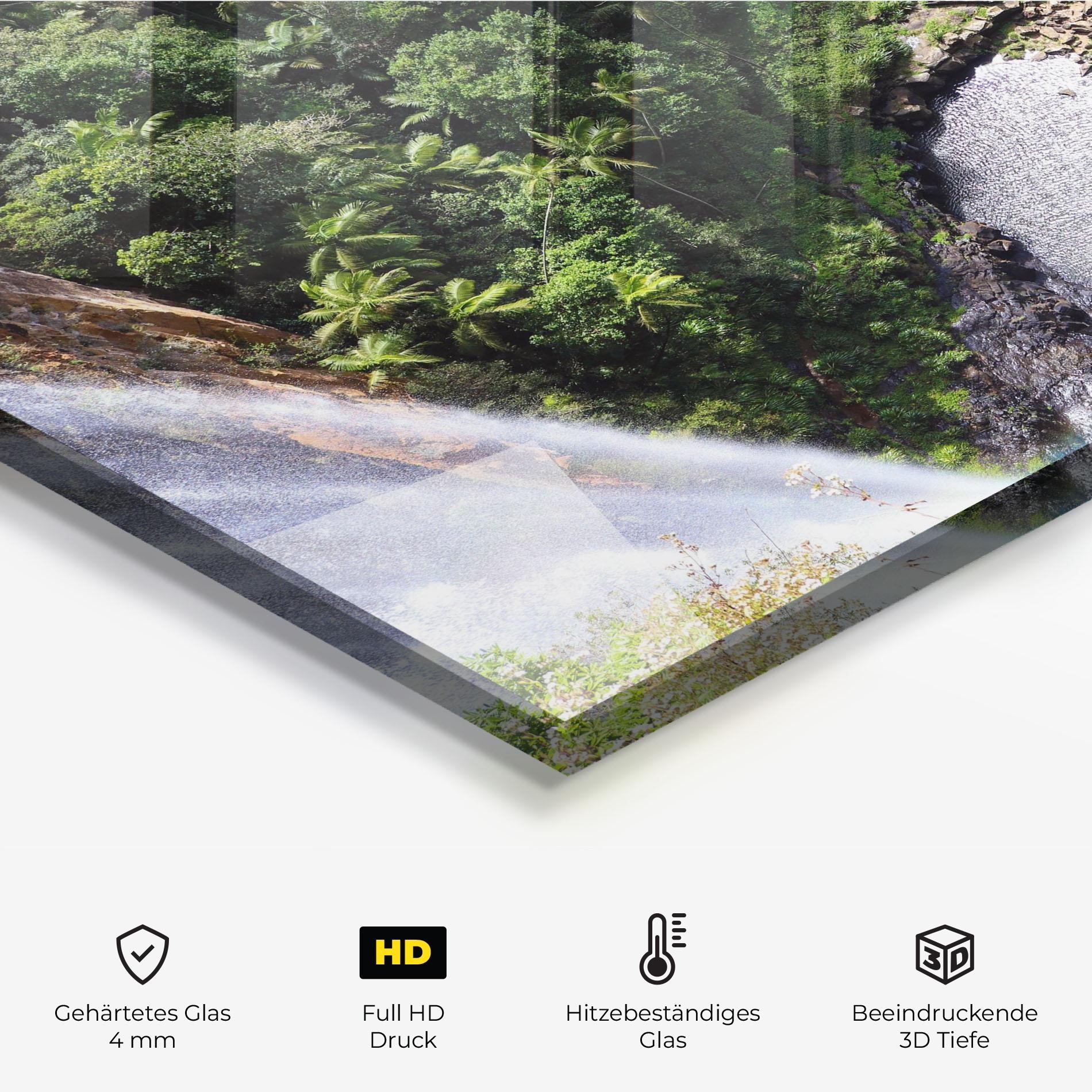 Küchenrückwand Glas Top Waterfall View mockup 2