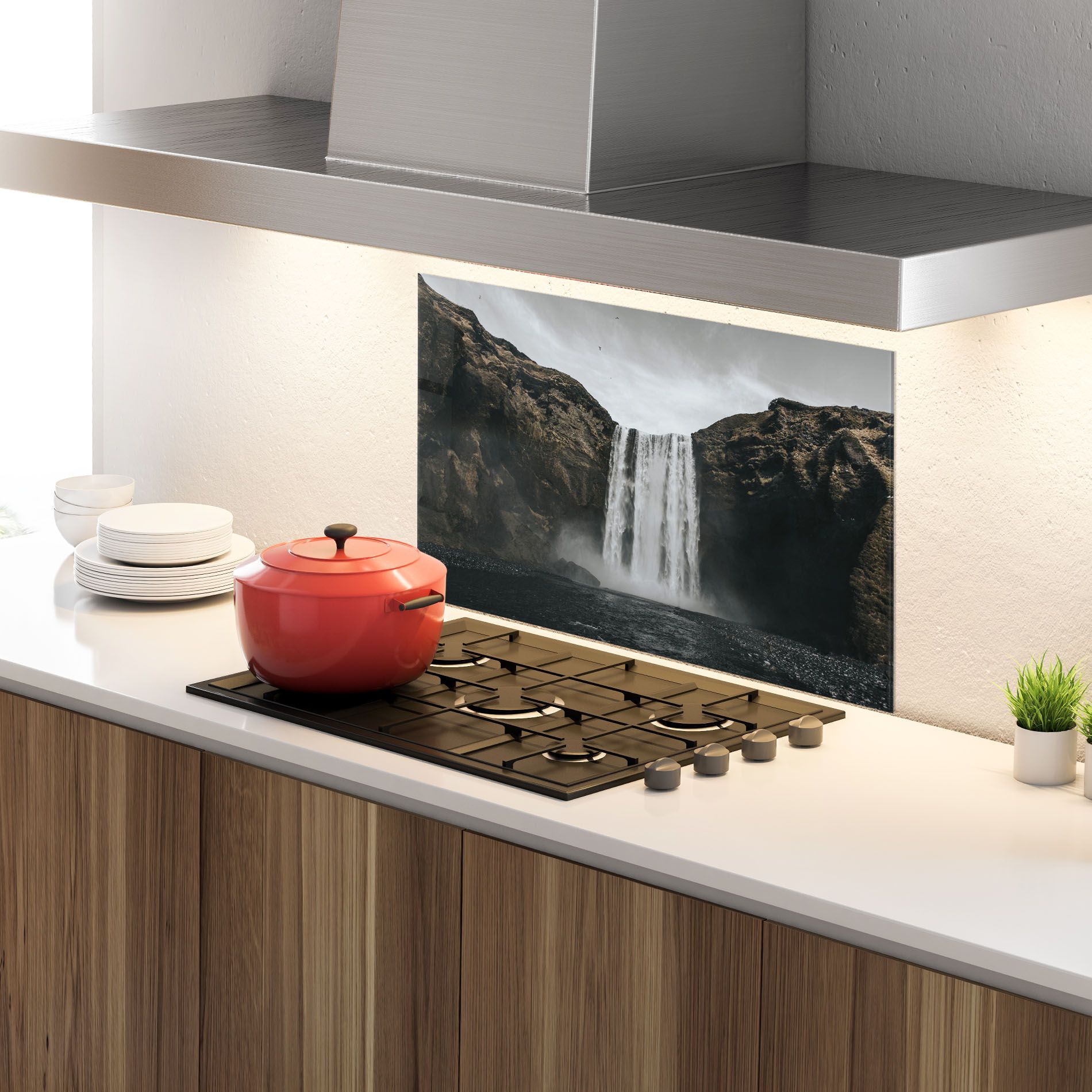 Grey Waterfall mockup 4