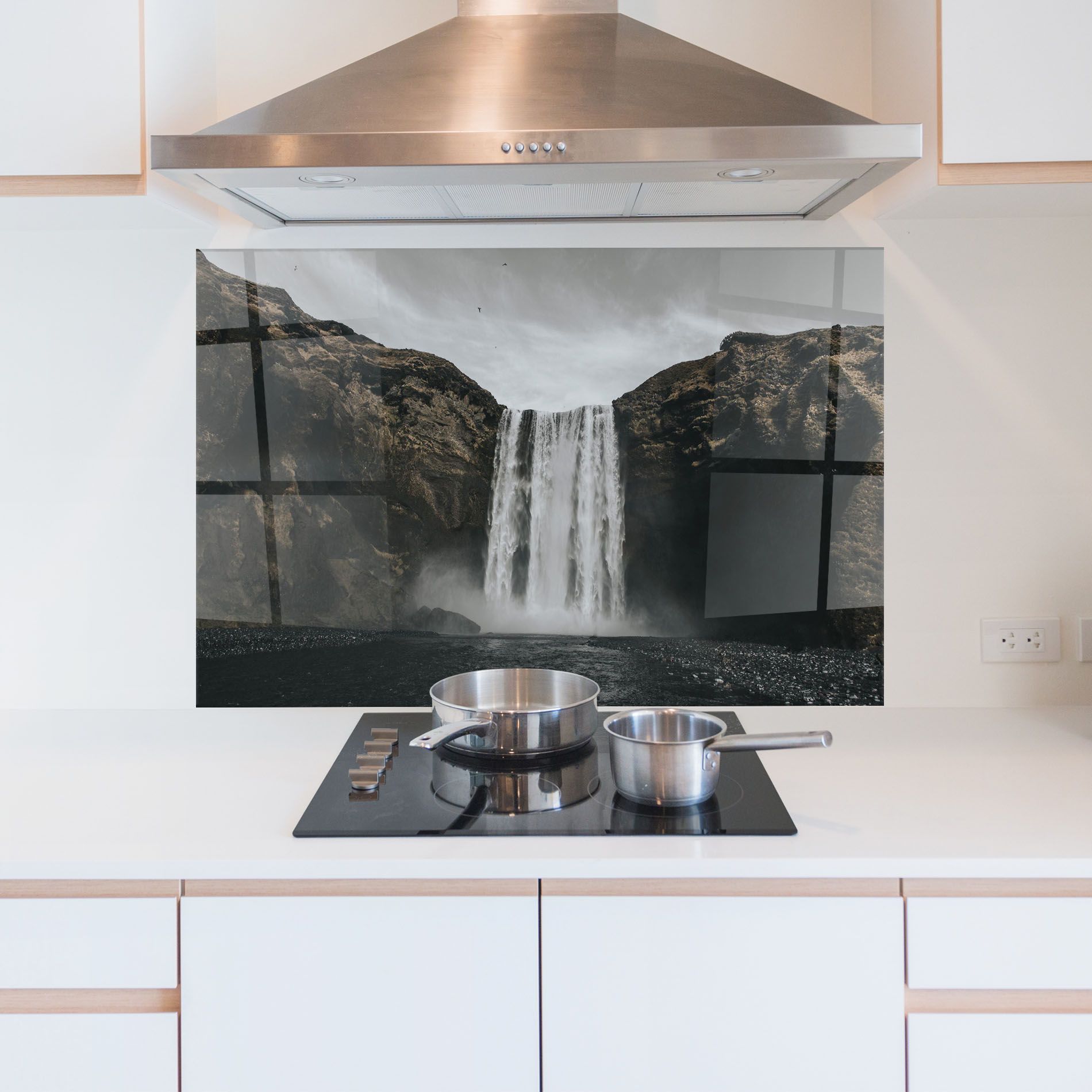 Grey Waterfall mockup 5