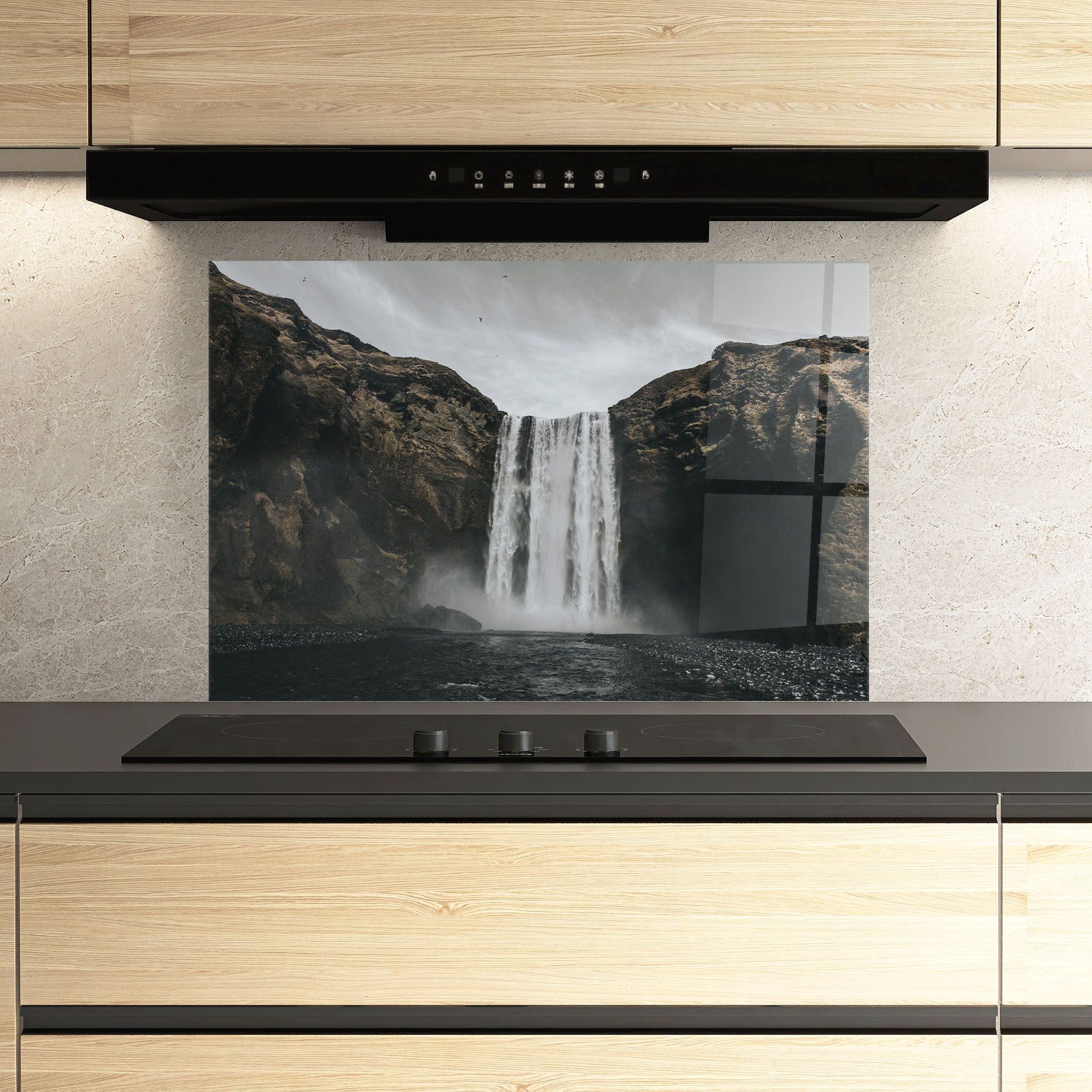 Grey Waterfall mockup 3