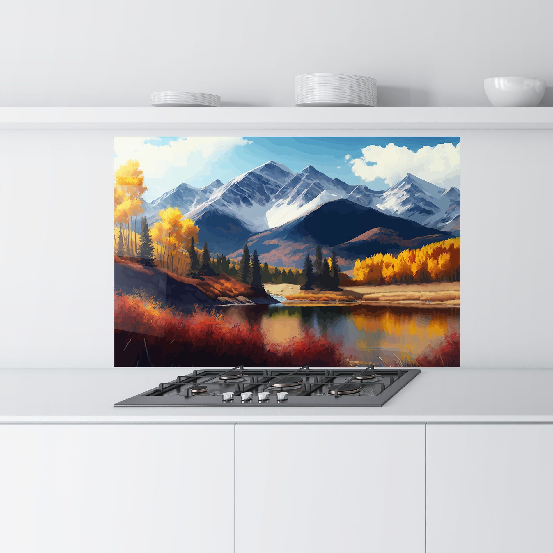 Lake Autumn View mockup 9