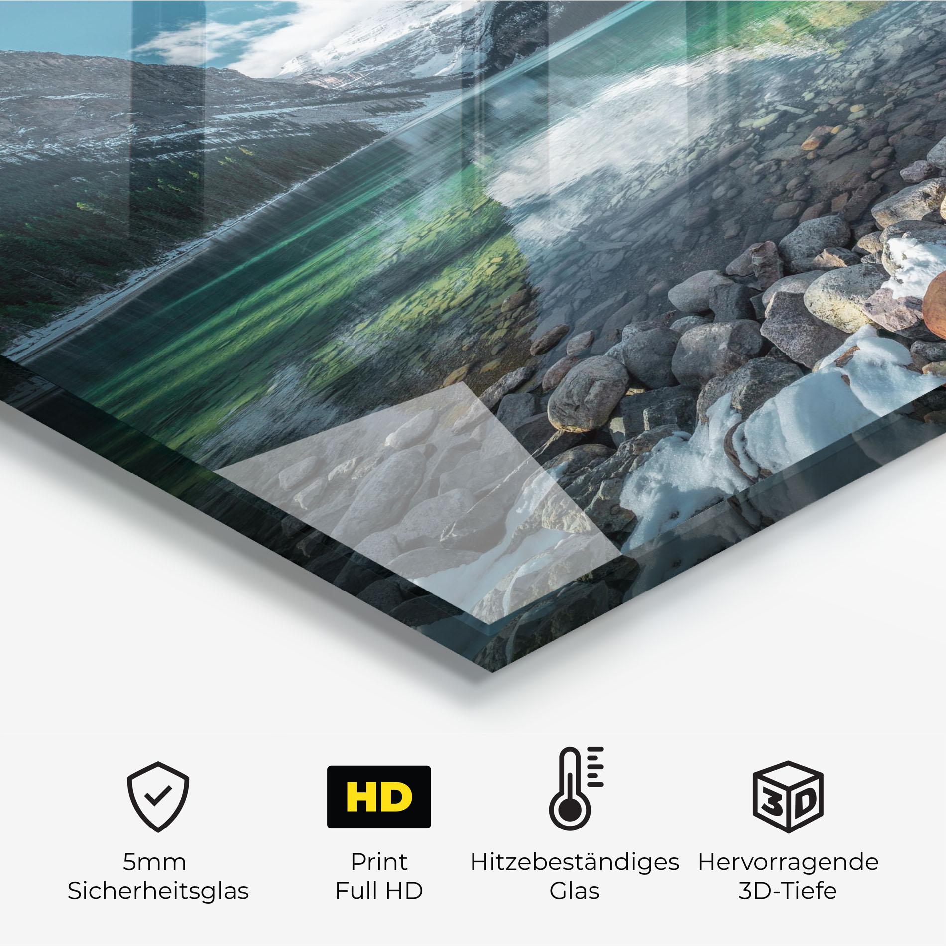 Küchenrückwand Glas Breathtaking View mockup 2