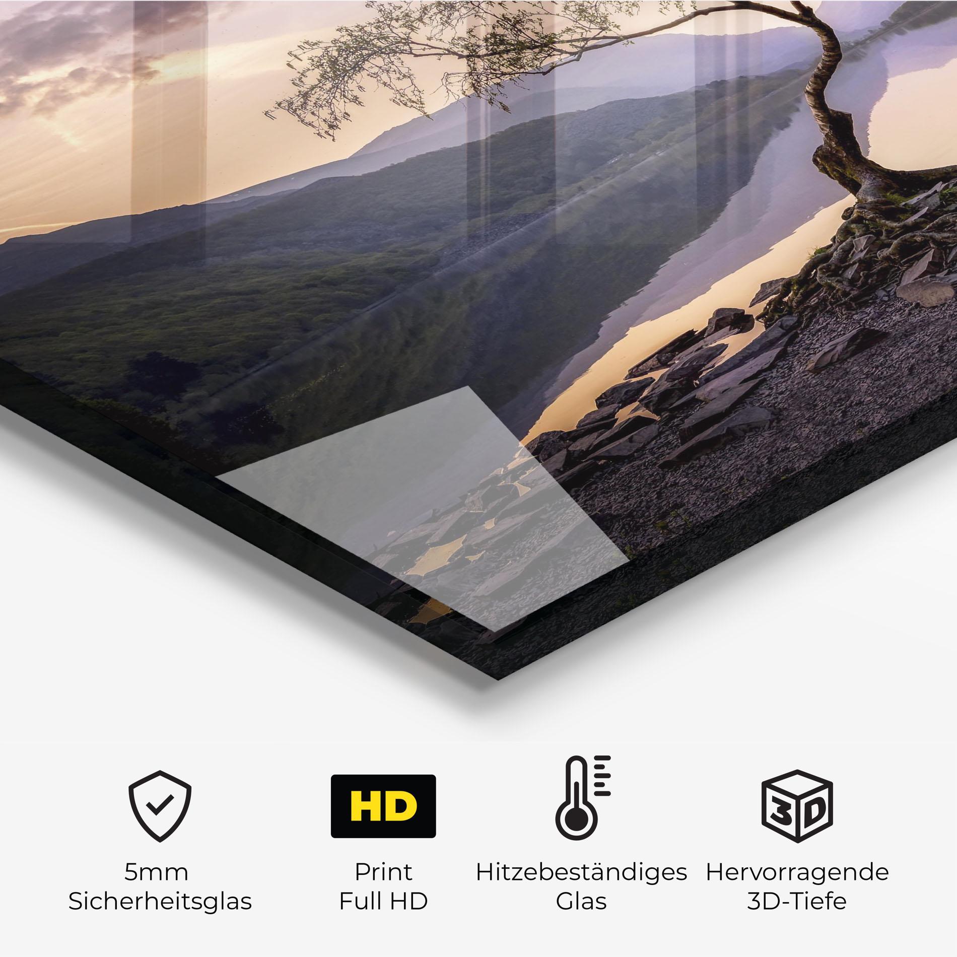 Küchenrückwand Glas Lone Tree mockup 2