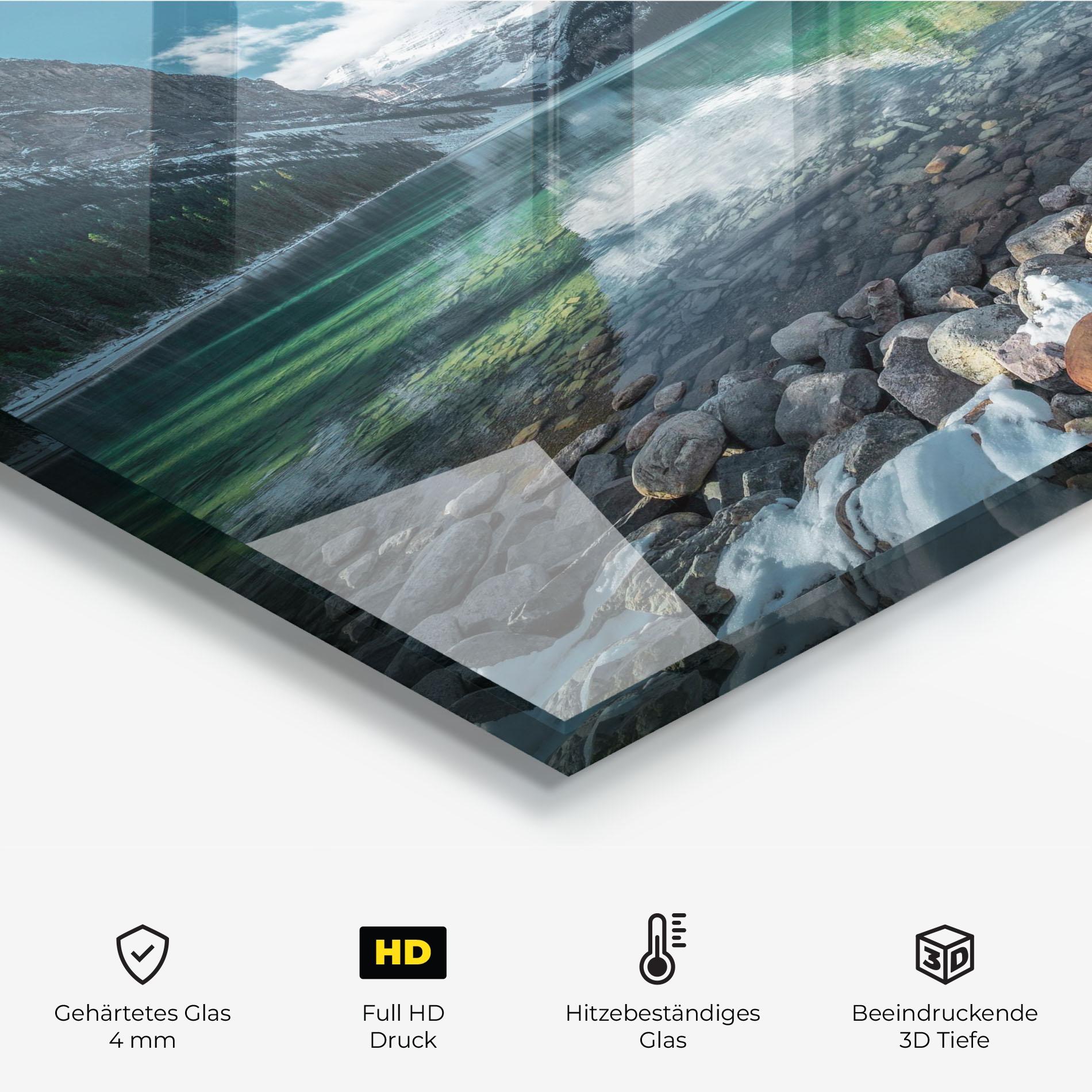 Küchenrückwand Glas Breathtaking View mockup 2