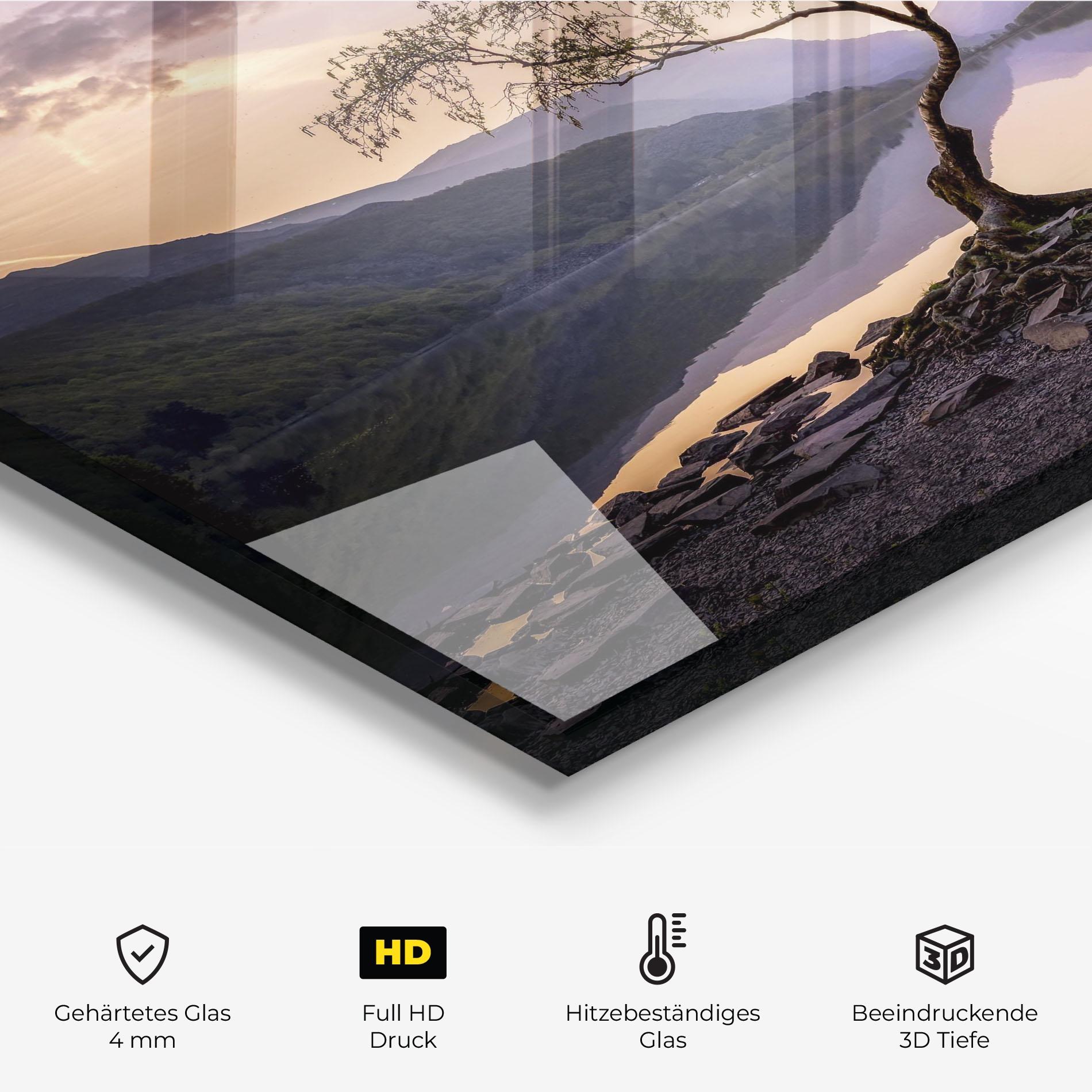Küchenrückwand Glas Lone Tree mockup 2