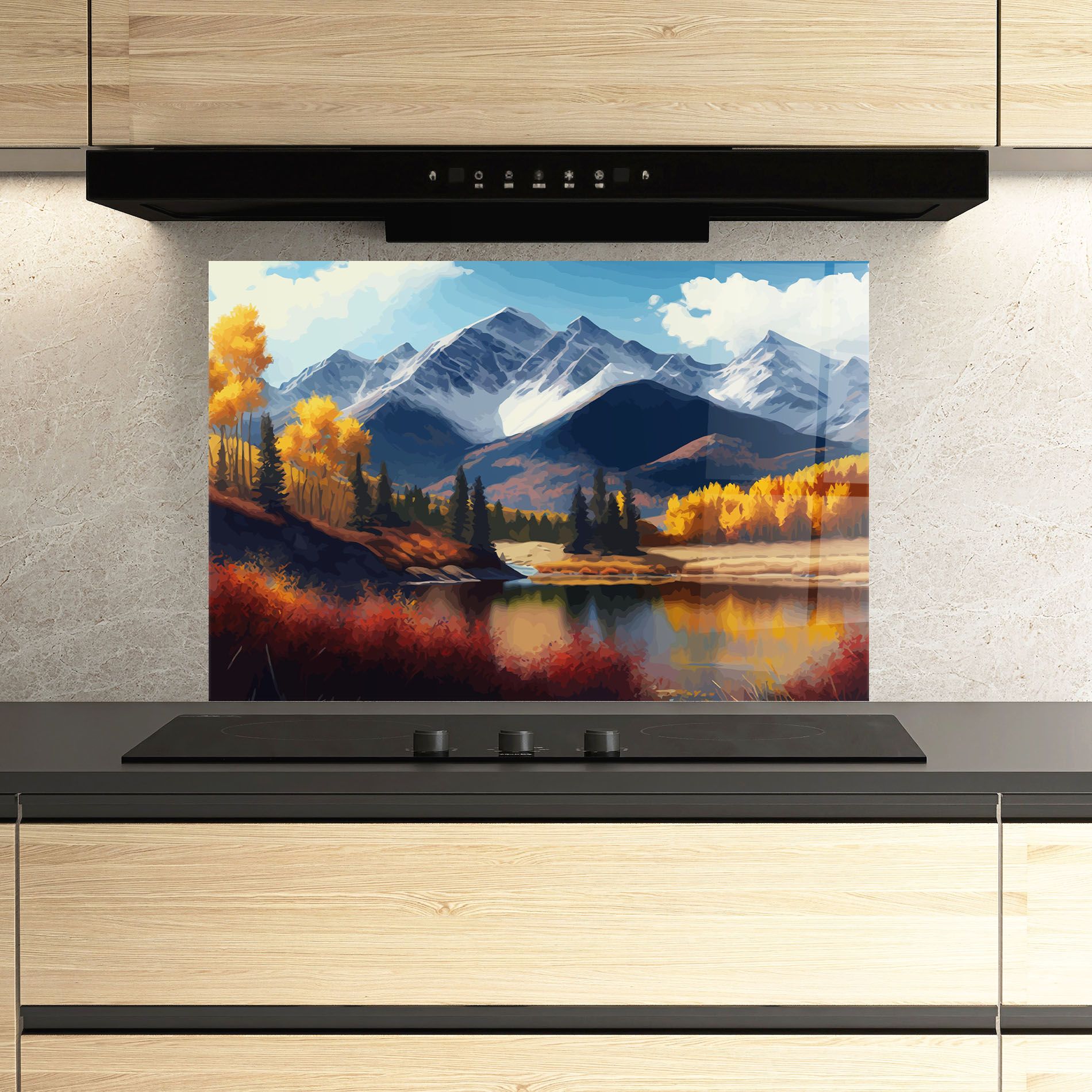 Lake Autumn View mockup 3