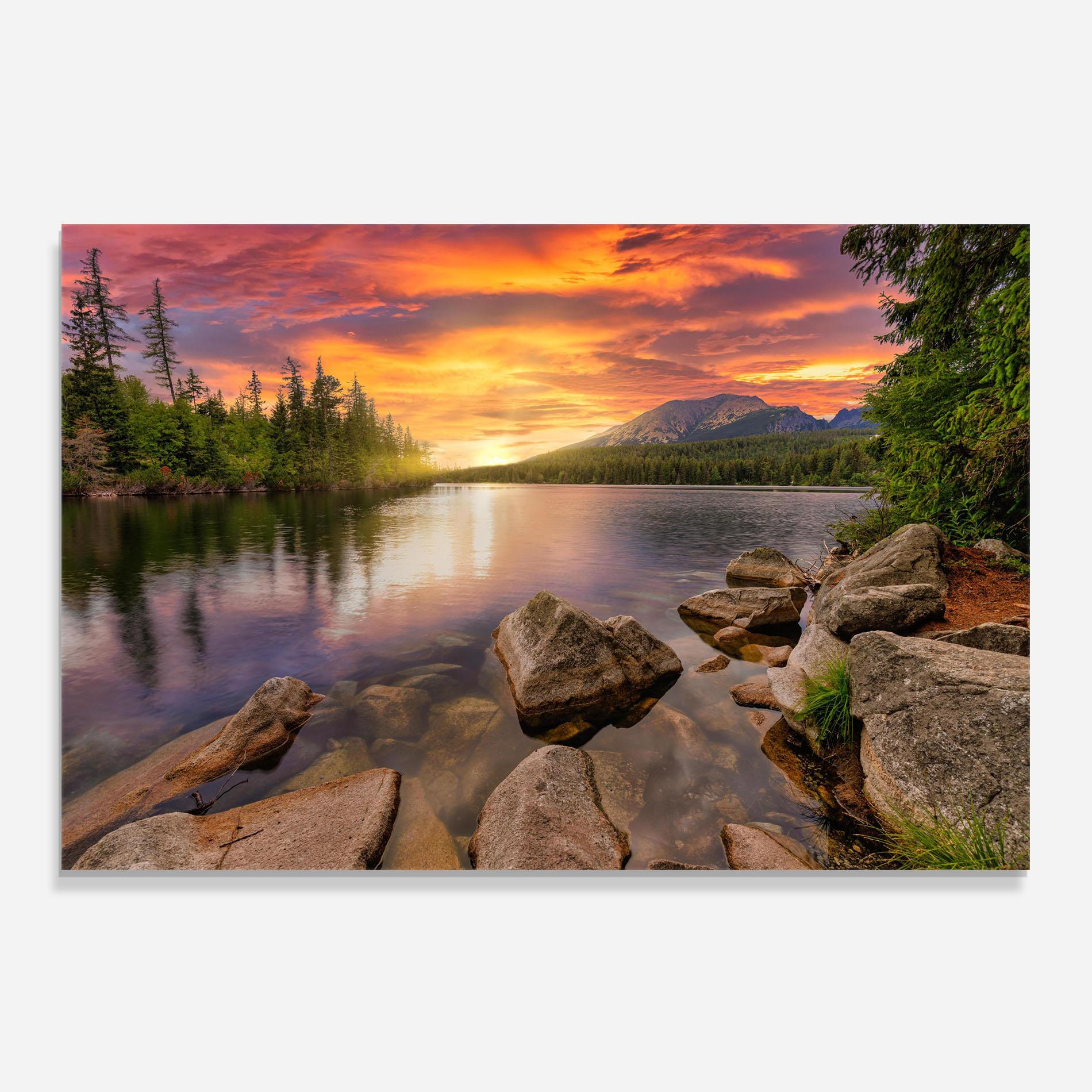 Küchenrückwand Glas Tatra View mockup 0