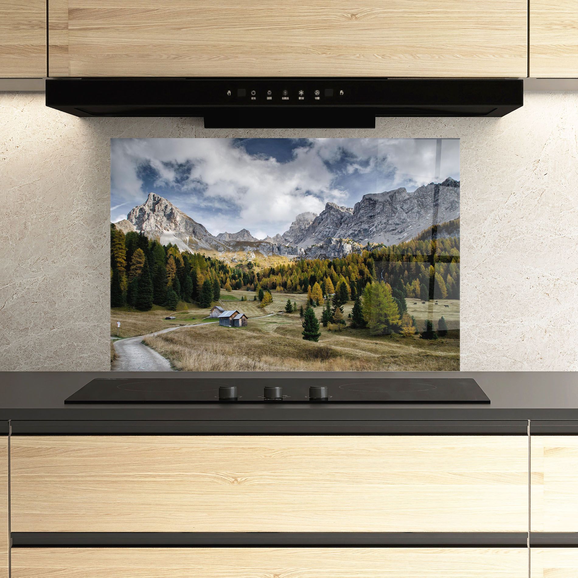 Cloudy Mountains View mockup 3