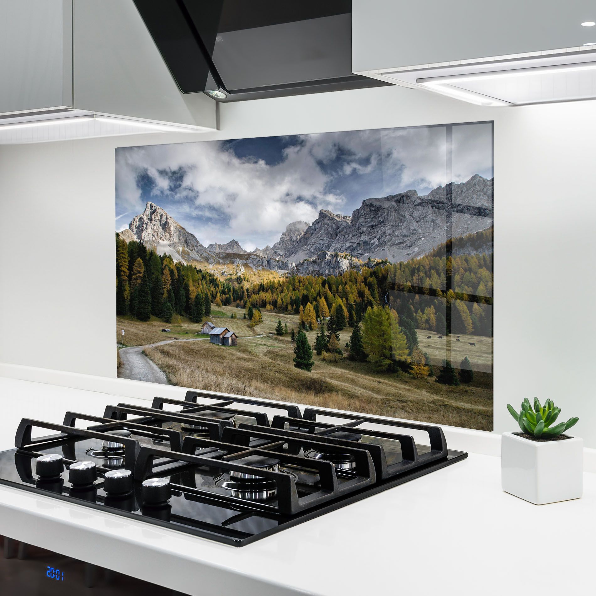 Cloudy Mountains View mockup 6