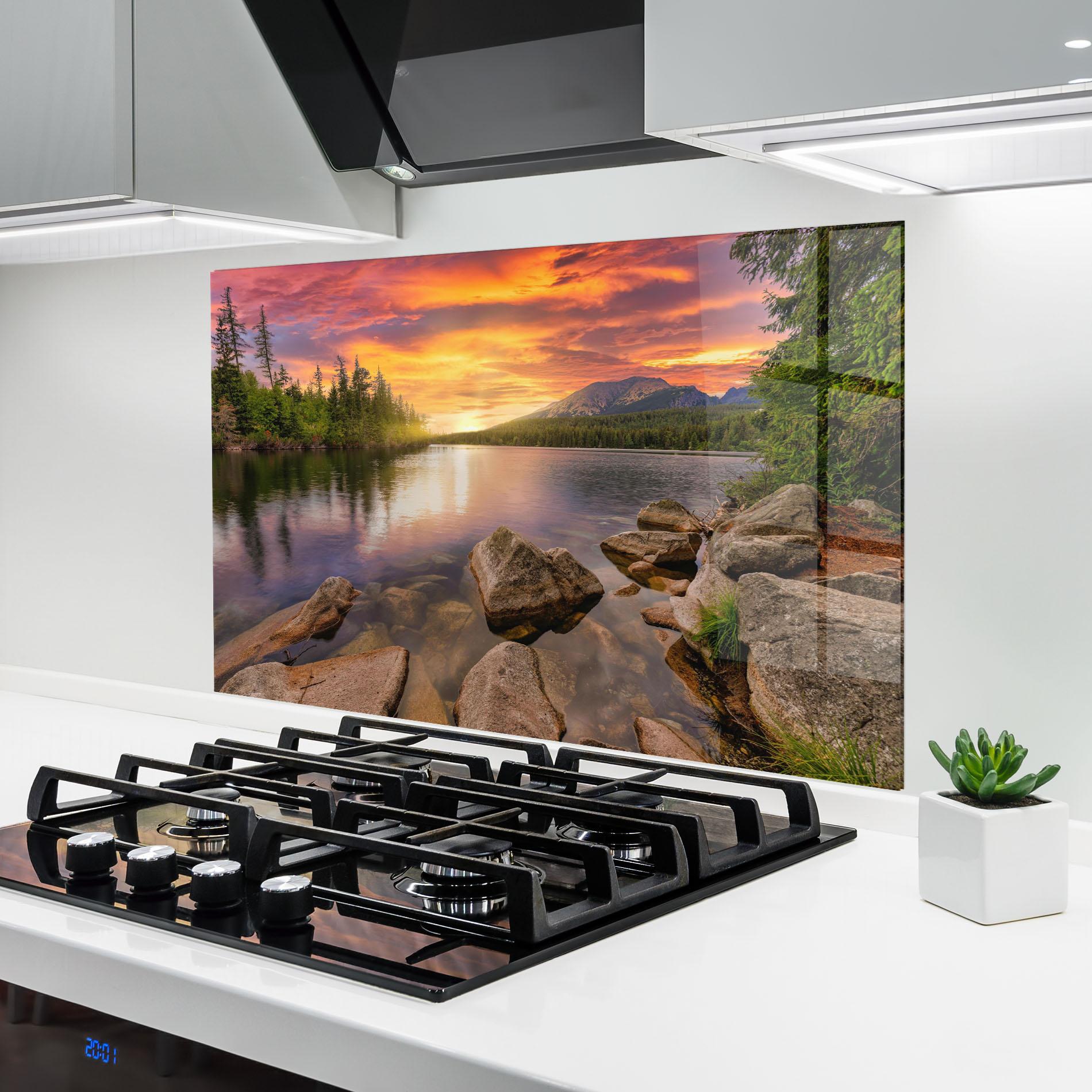 Küchenrückwand Glas Tatra View mockup 6