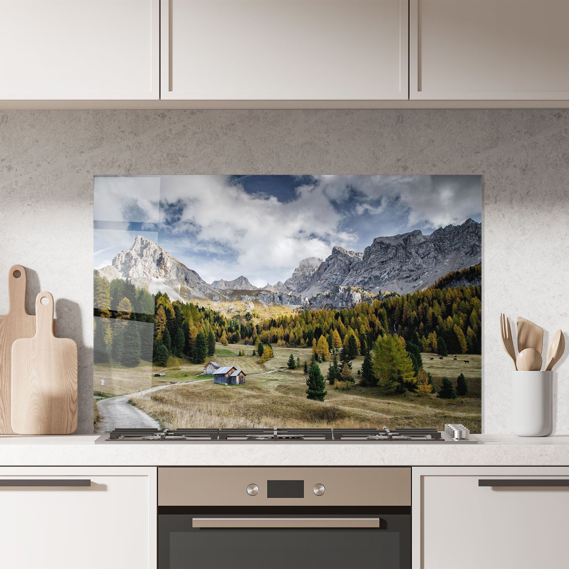 Cloudy Mountains View mockup 7