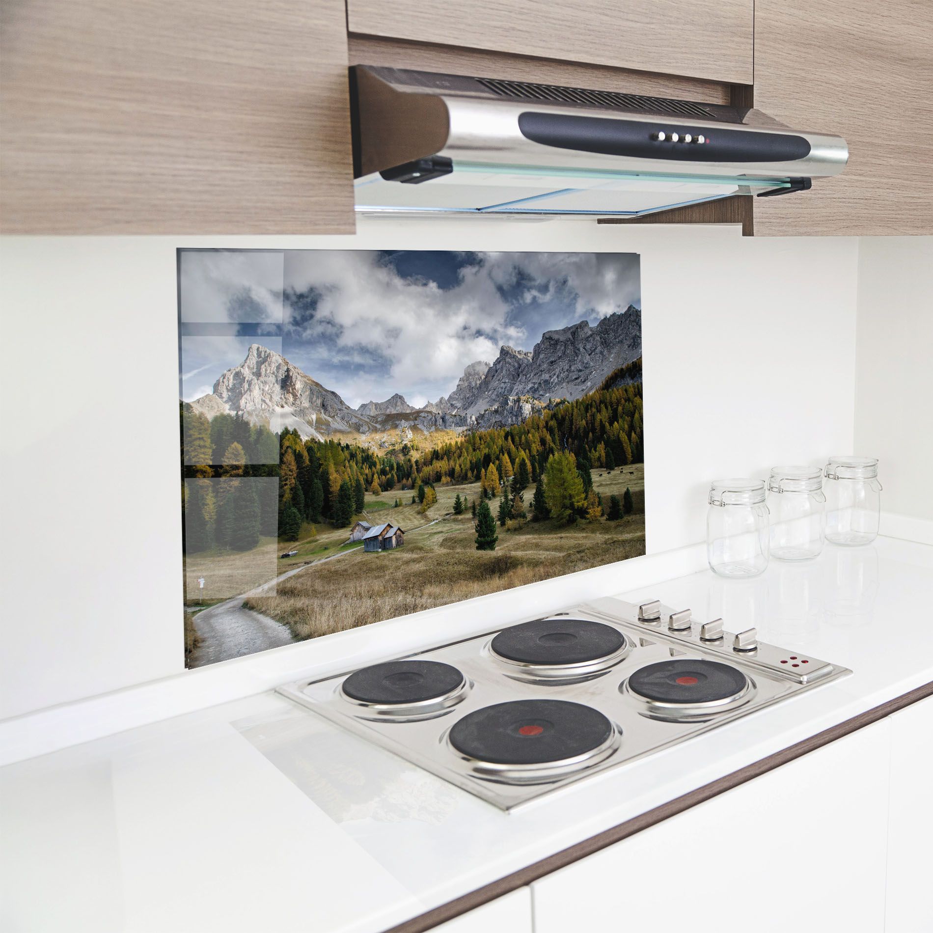 Cloudy Mountains View mockup 8