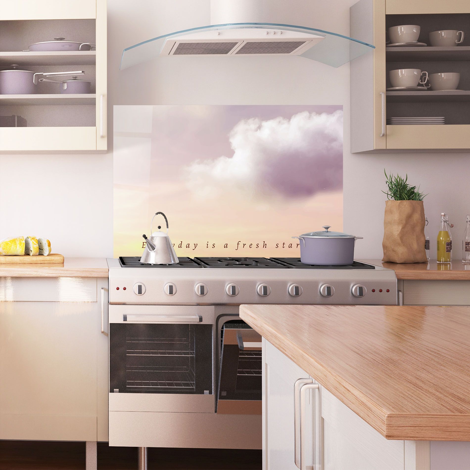 Clouds Text Cream mockup 1