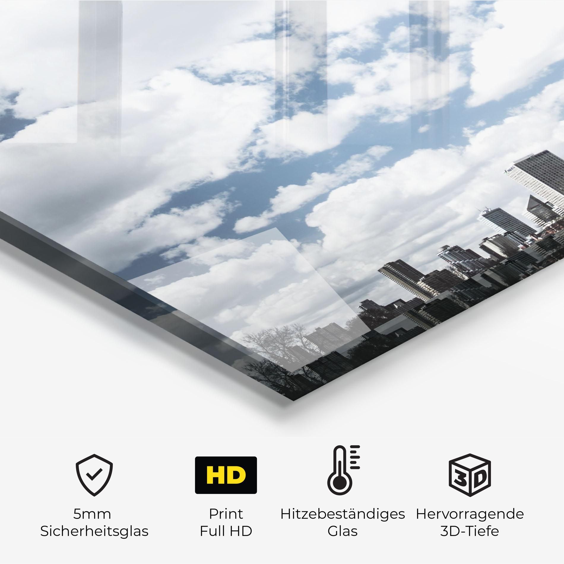 Clouds Over City mockup 2