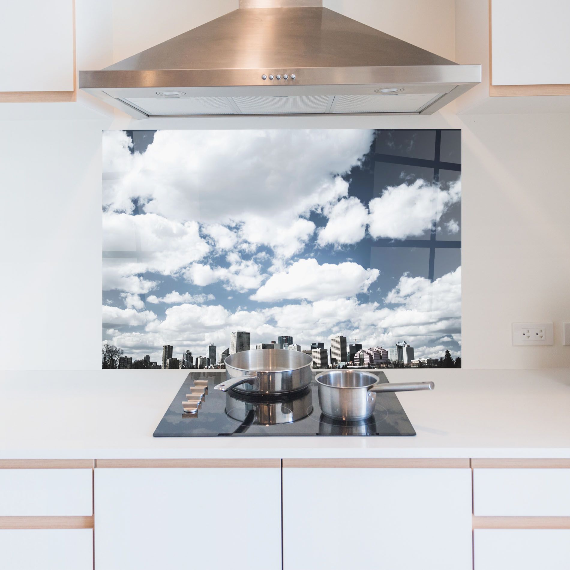 Clouds Over City mockup 5