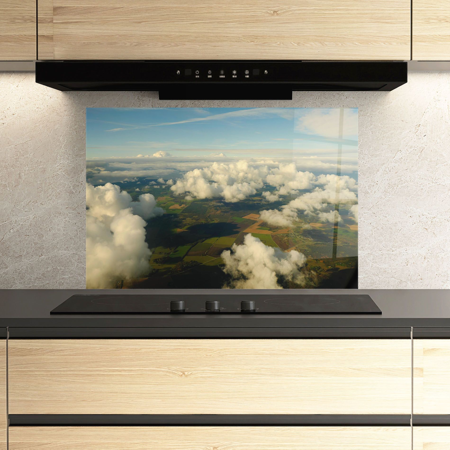 Clouds View From Plane mockup 3