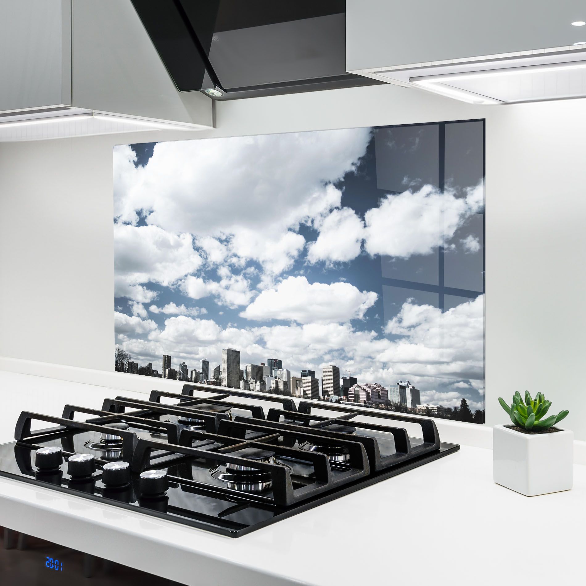 Clouds Over City mockup 6