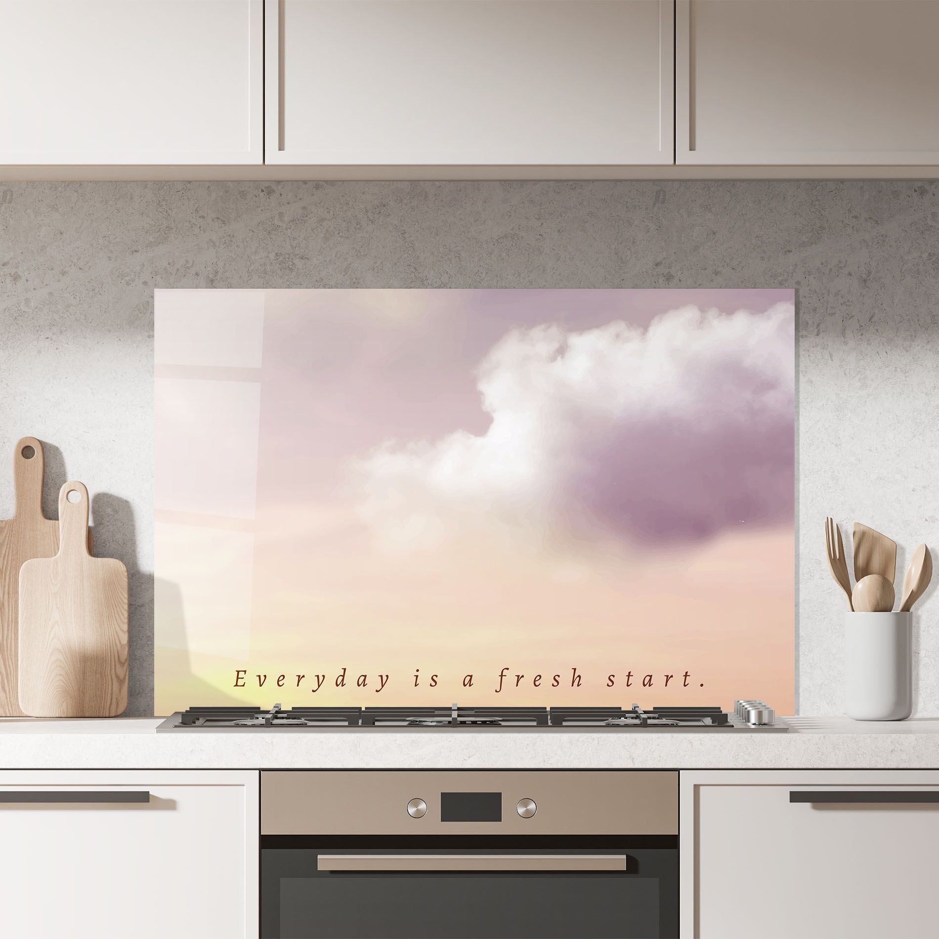 Clouds Text Cream mockup 7