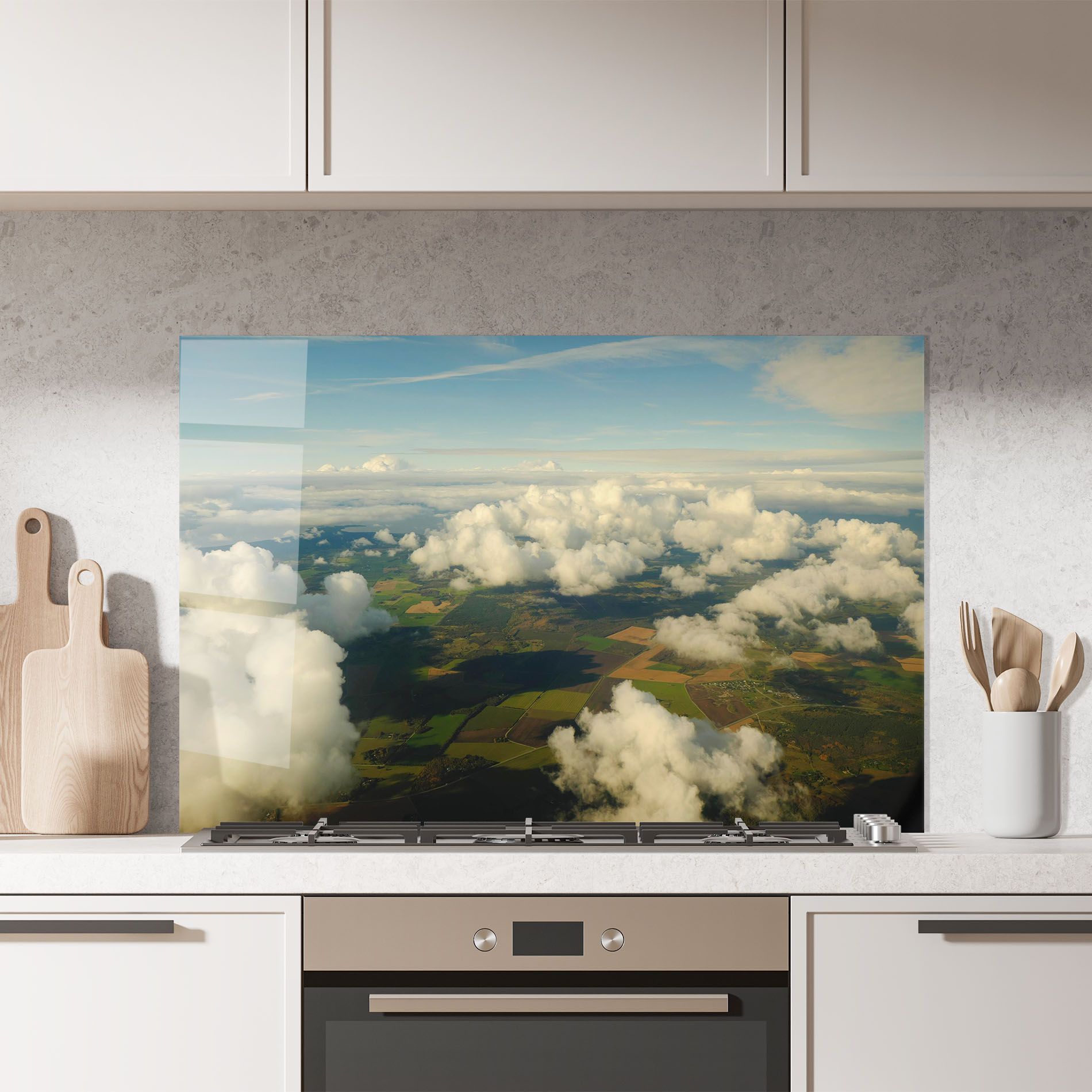 Clouds View From Plane mockup 7