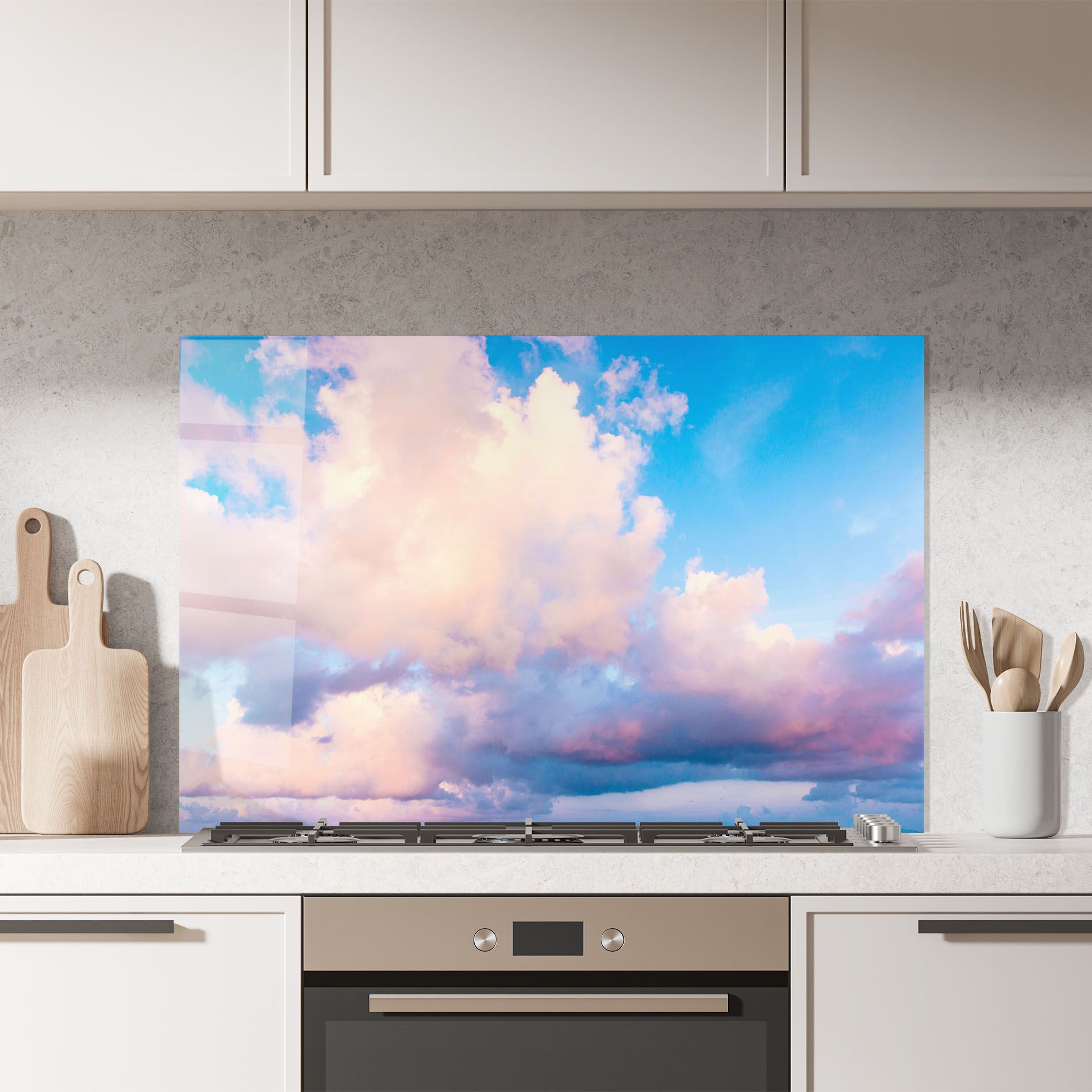 Dreamy Pink Clouds mockup 7