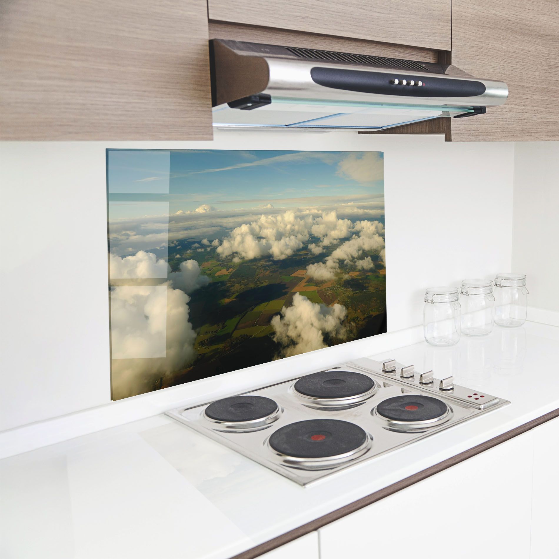 Clouds View From Plane mockup 8