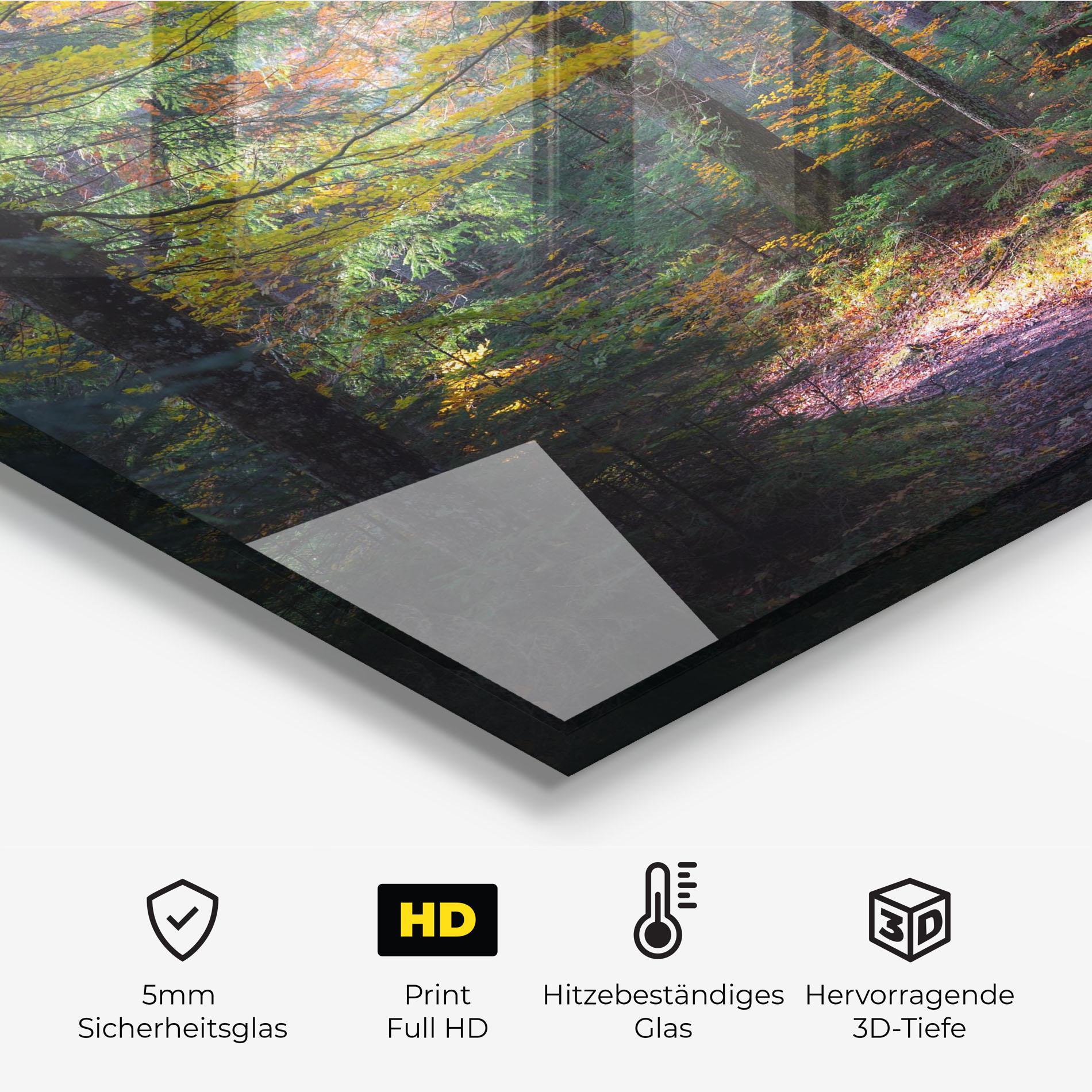 Küchenrückwand Glas Dreamy Path Dorest mockup 2