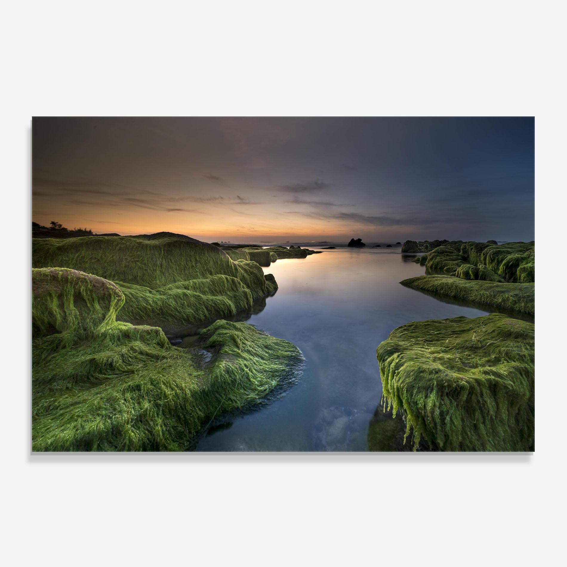 Küchenrückwand Glas Coast View mockup 0