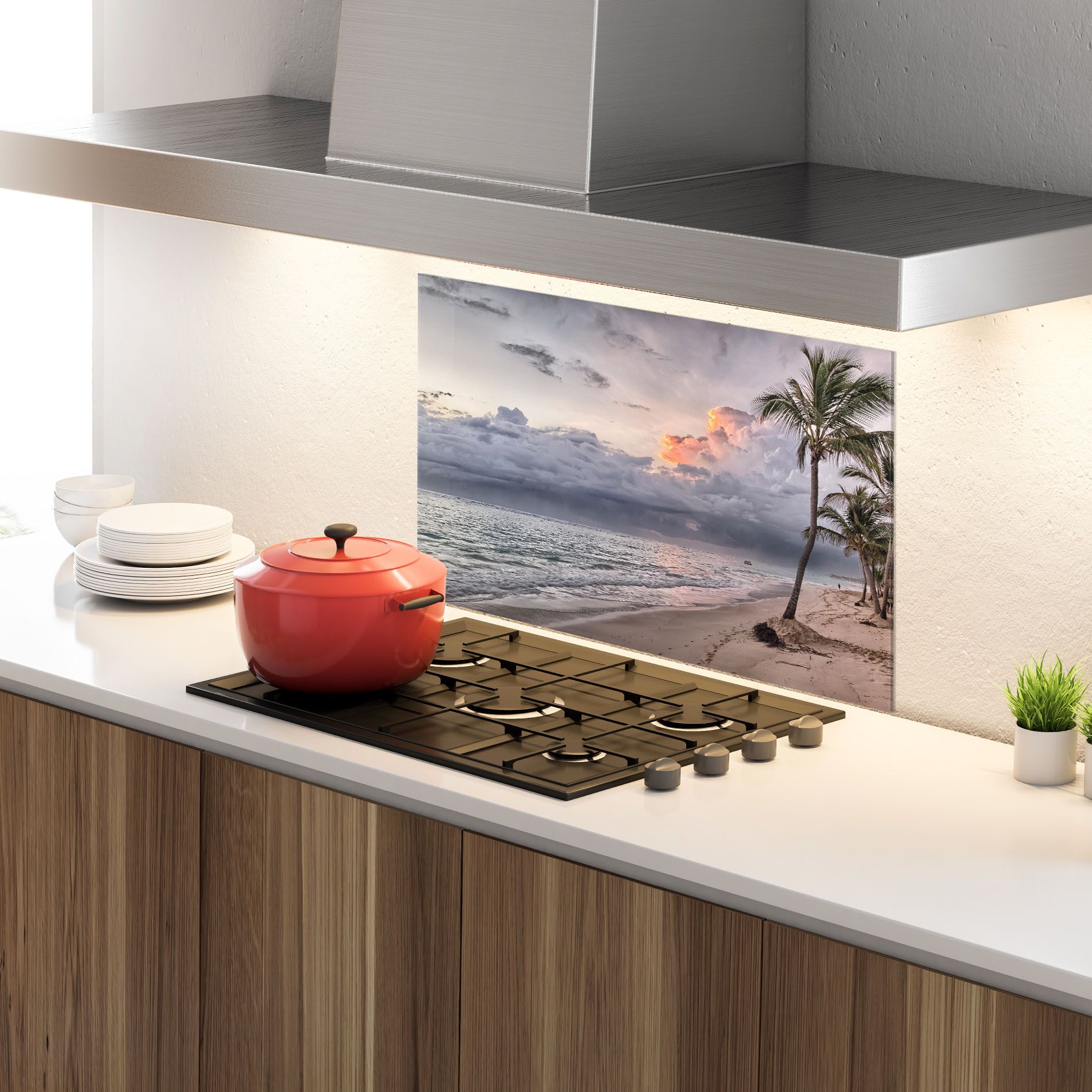Cloudy Beach mockup 4