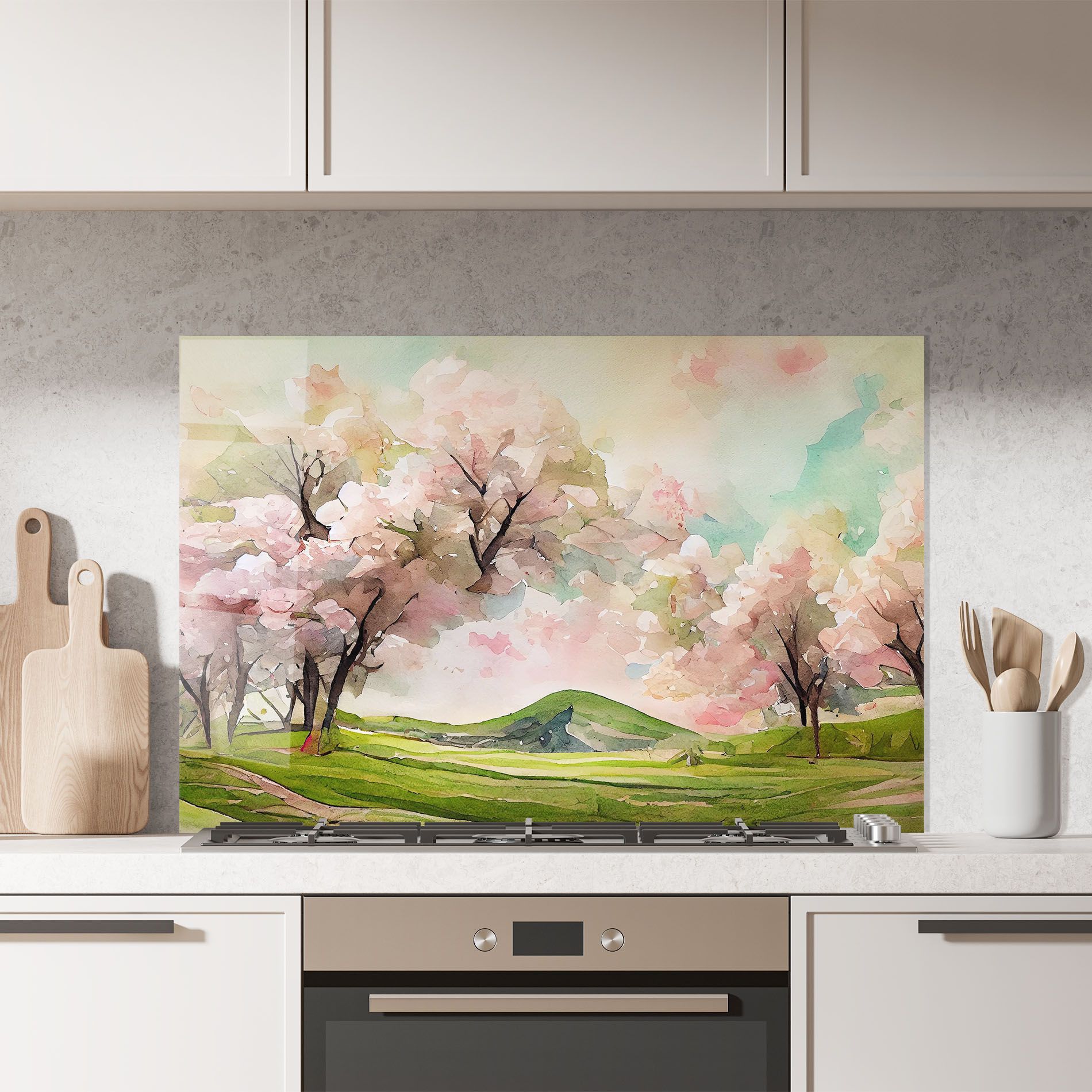 Spring Pink Trees mockup 7