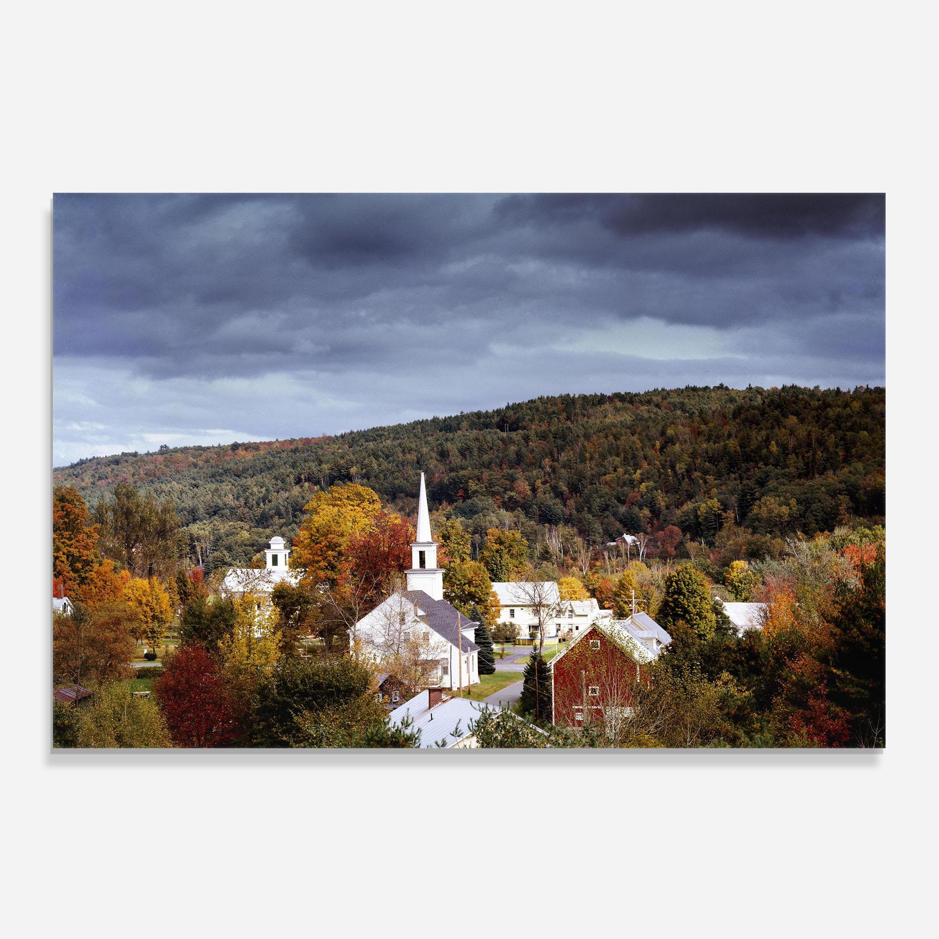 Küchenrückwand Glas Autumn Trees mockup 0