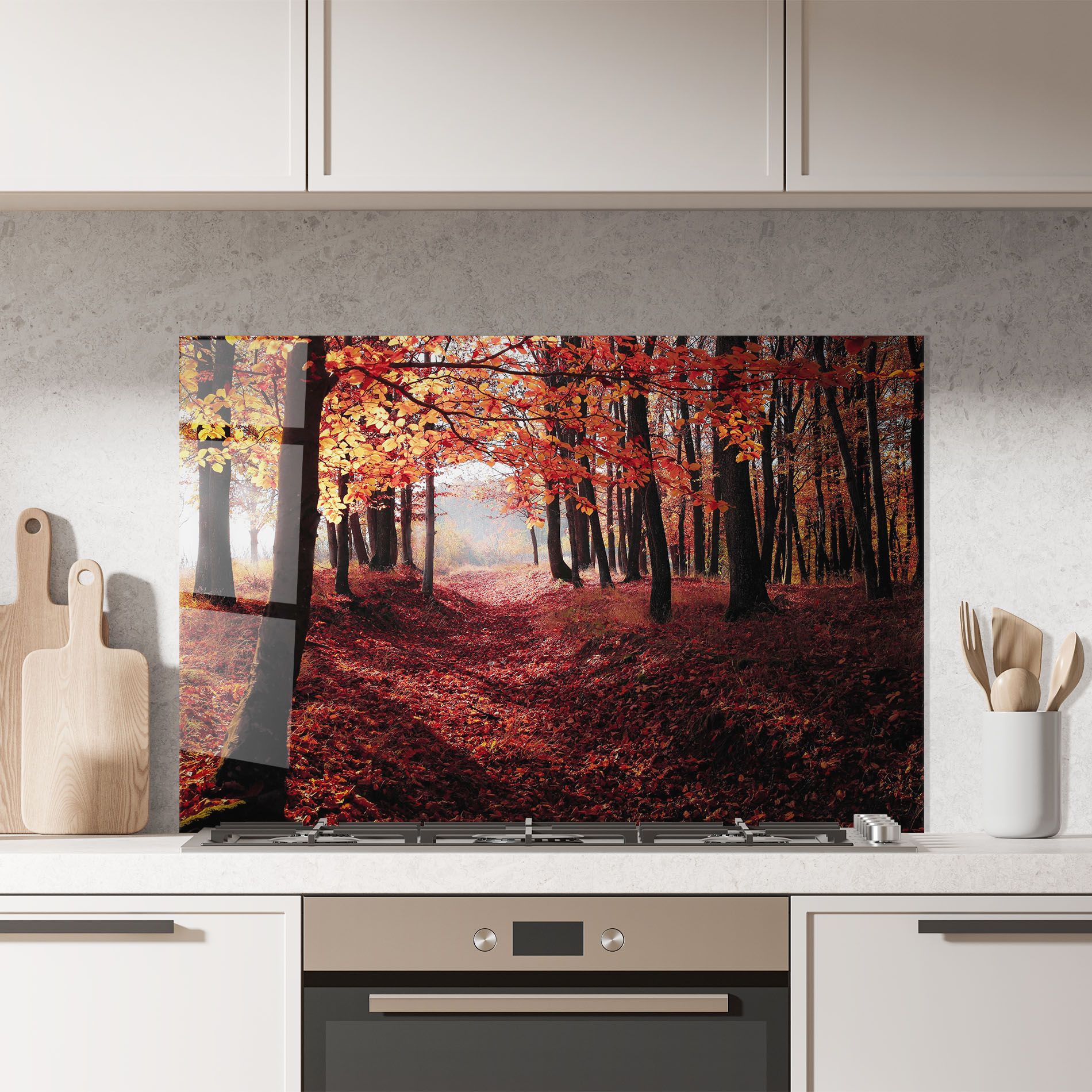 Red Leaves Forest mockup 7