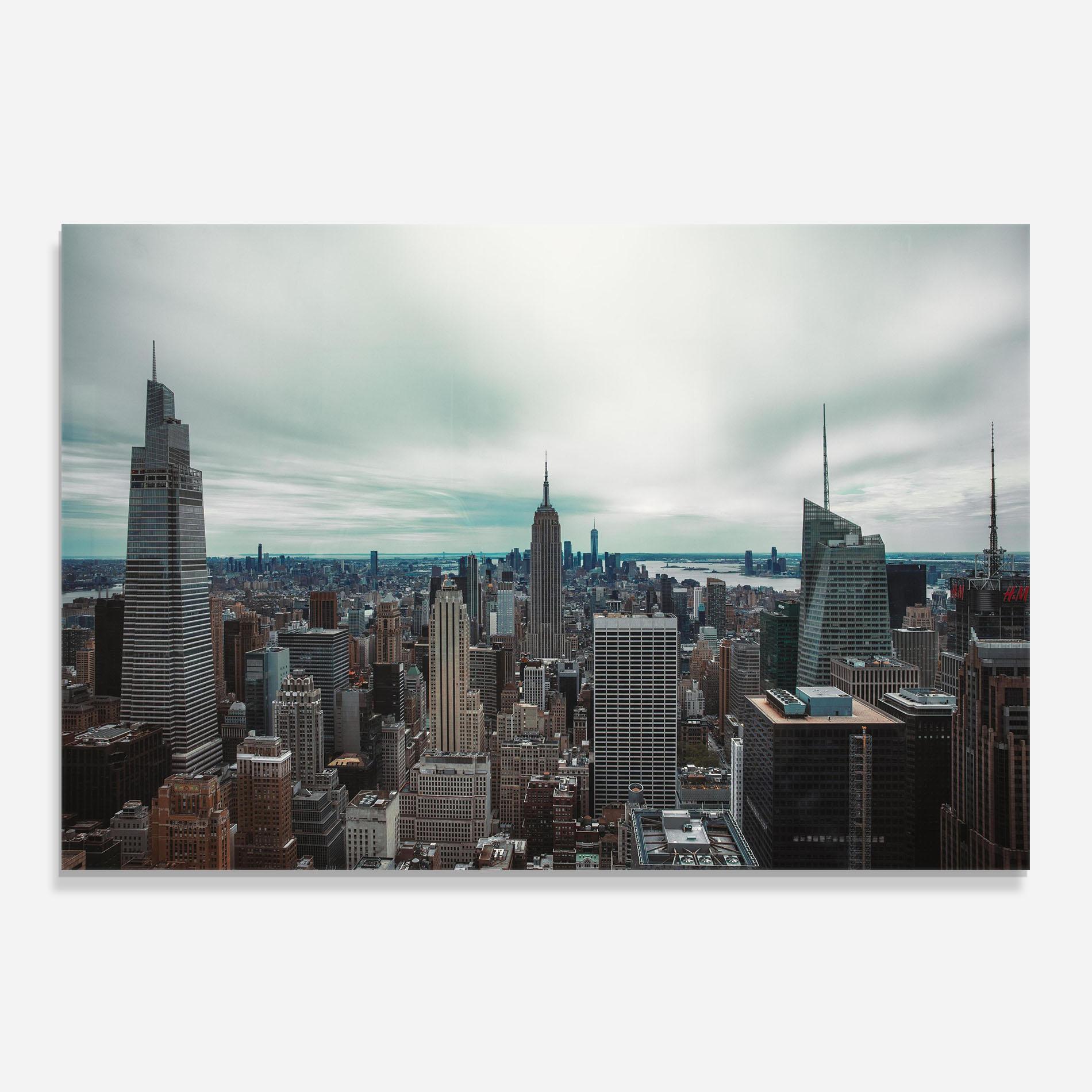 Küchenrückwand Glas Beautiful High Building mockup 0