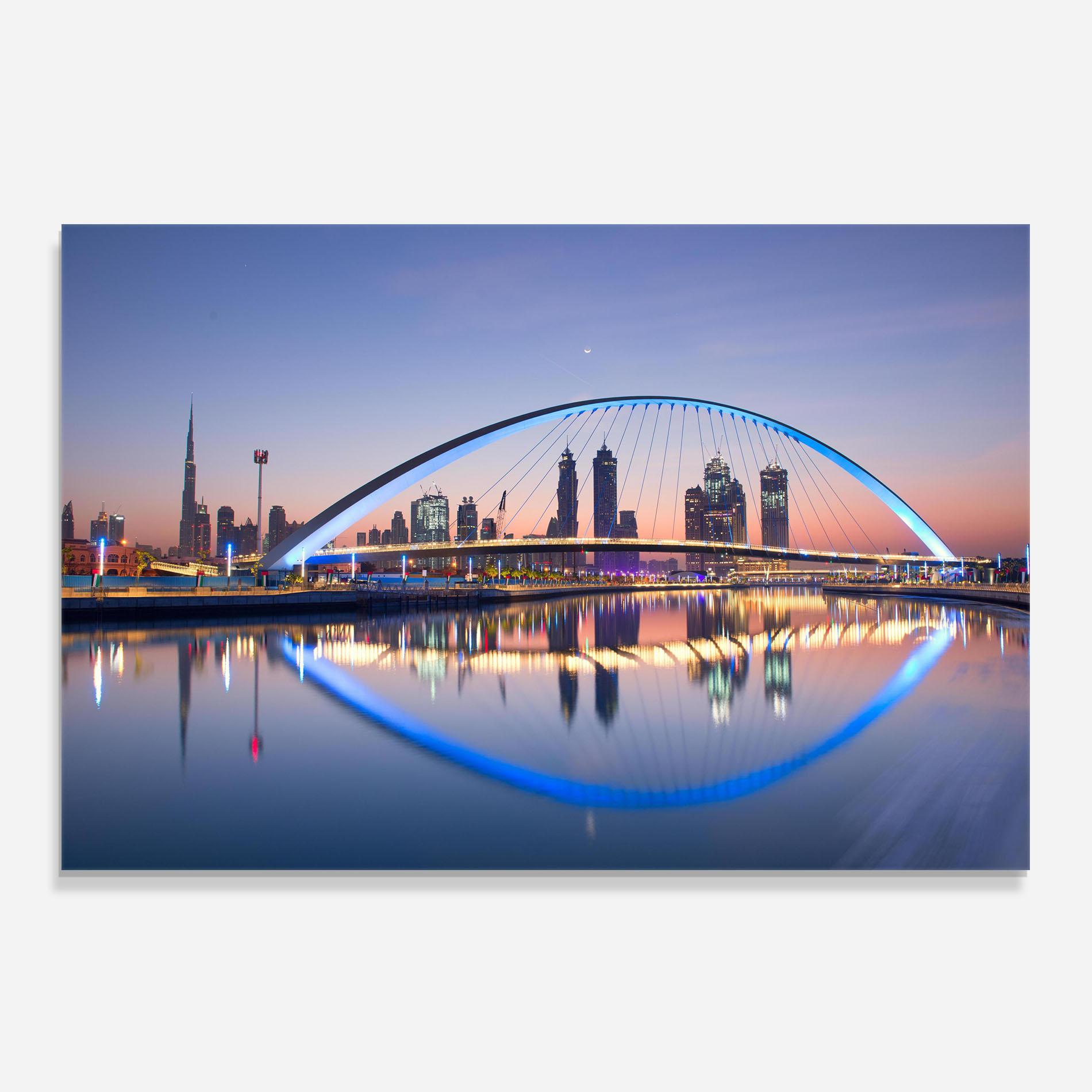 Küchenrückwand Glas Dubai View mockup 0