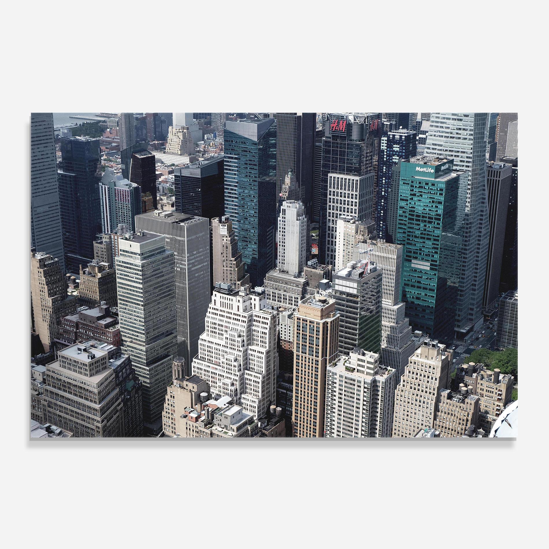 Küchenrückwand Glas High Tower Buildings mockup 0