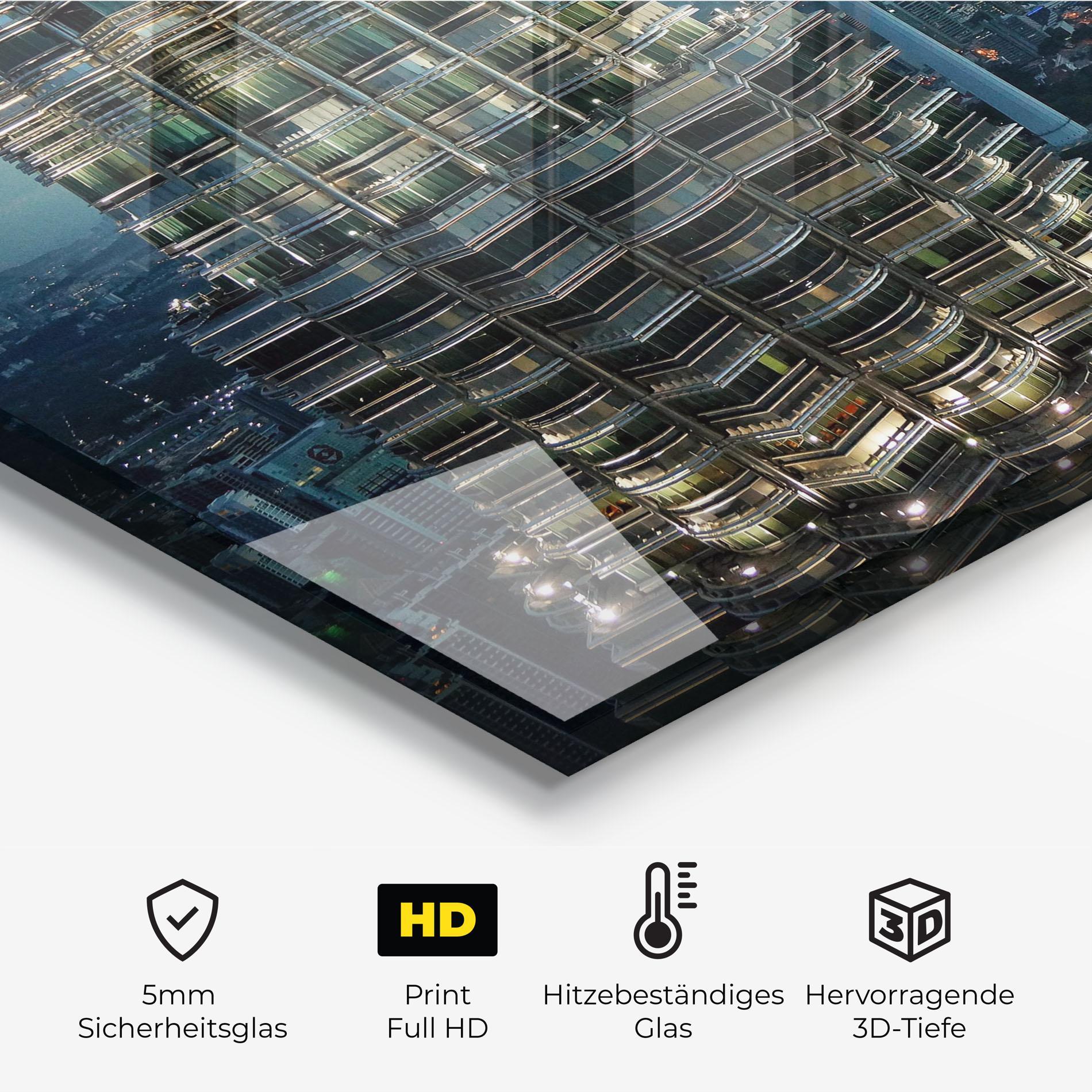 Küchenrückwand Glas Hight Tower View mockup 2