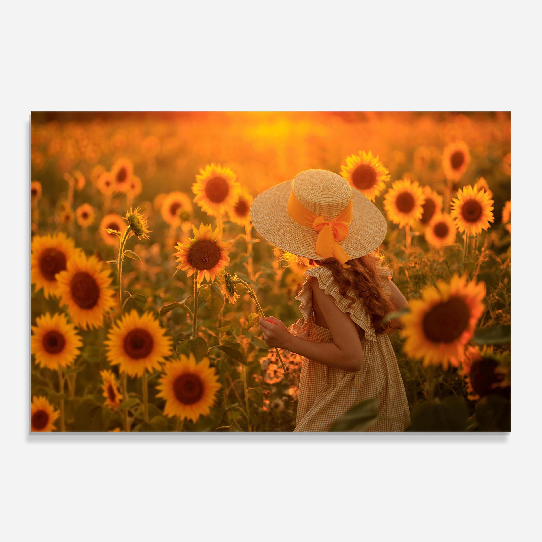 Küchenrückwand Glas Pretty Redhaired Girl mockup 0