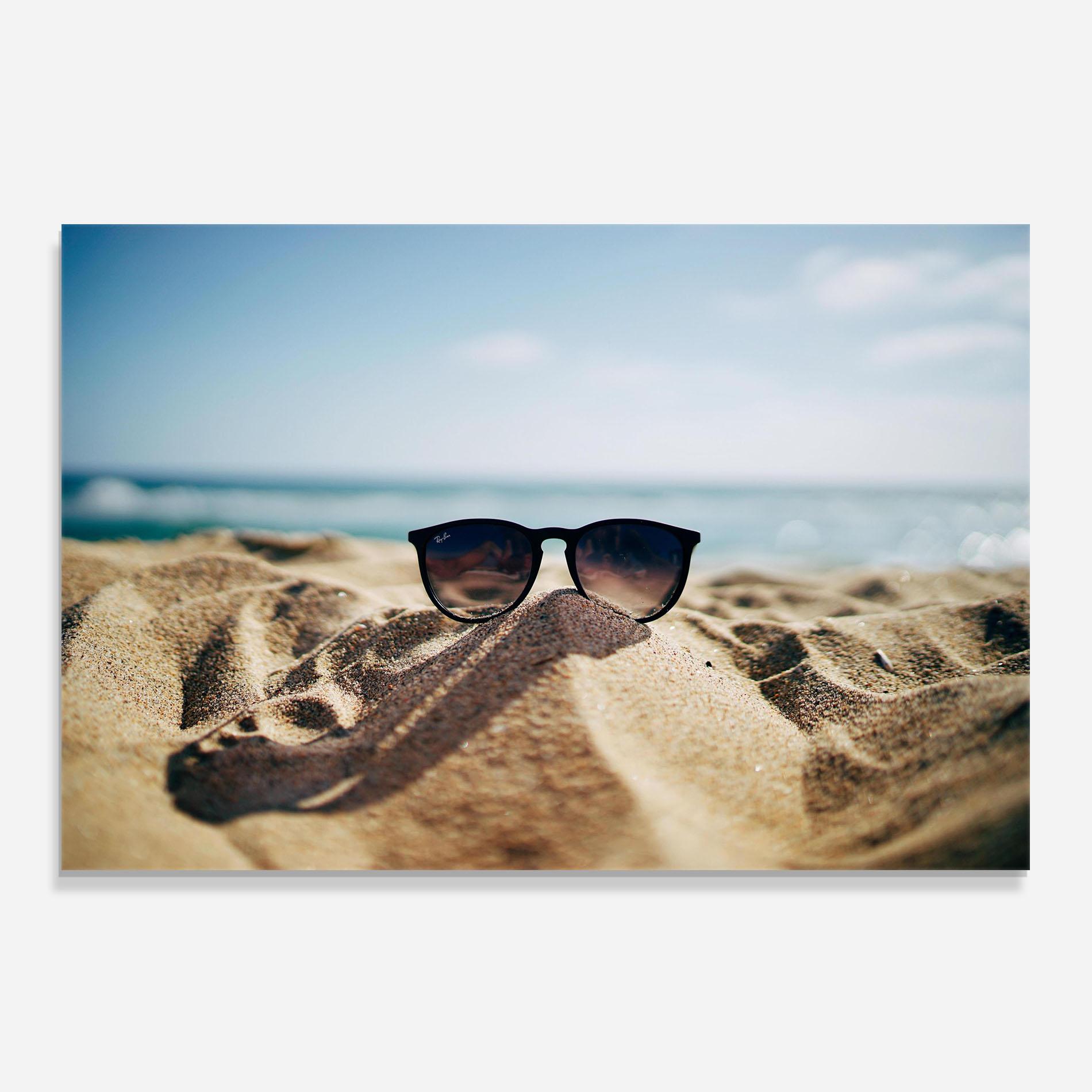 Küchenrückwand Glas Sand Glasses mockup 0